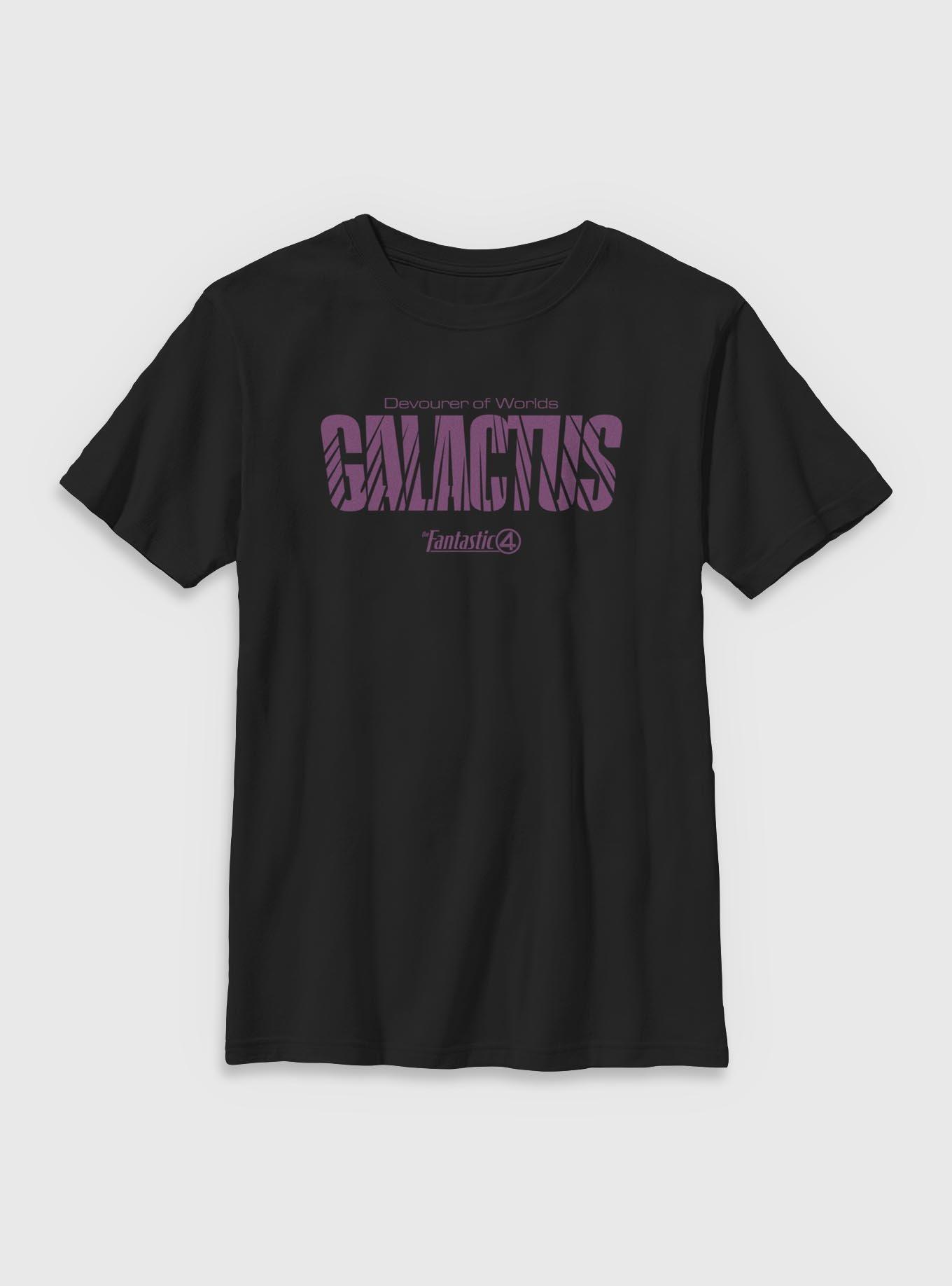 Marvel The Fantastic Four: First Steps Galactus Name Devourer Of Worlds Youth T-Shirt, , hi-res