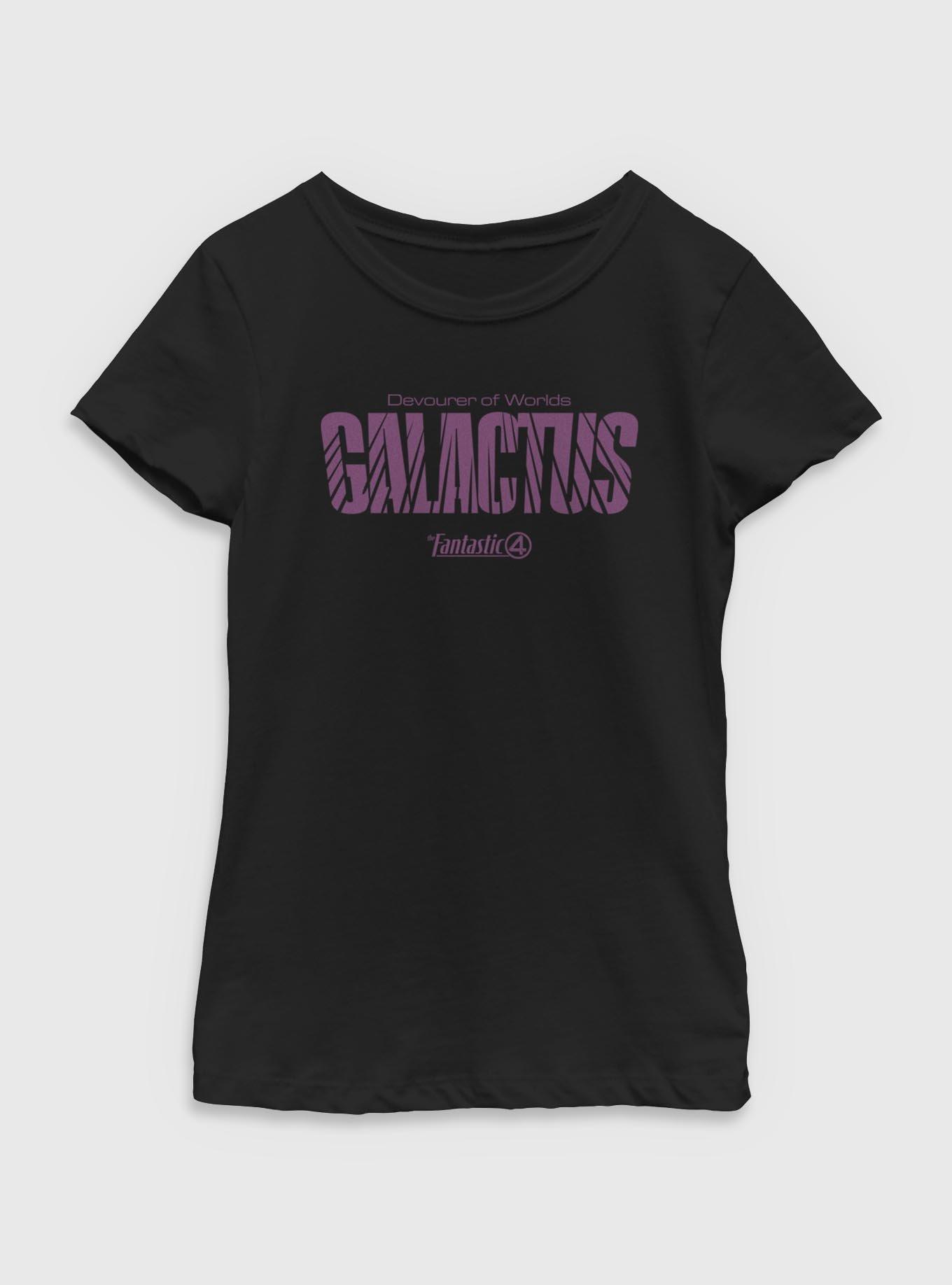 Marvel The Fantastic Four: First Steps Galactus Name Devourer Of Worlds Youth Girls T-Shirt, , hi-res
