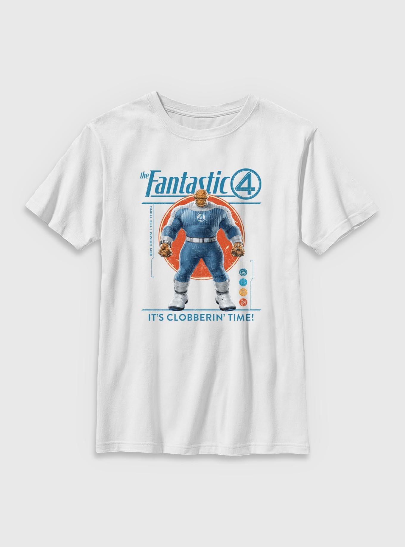 Marvel The Fantastic Four: First Steps It's Clobberin' Time Ben Grimm The Thing Youth T-Shirt, , hi-res