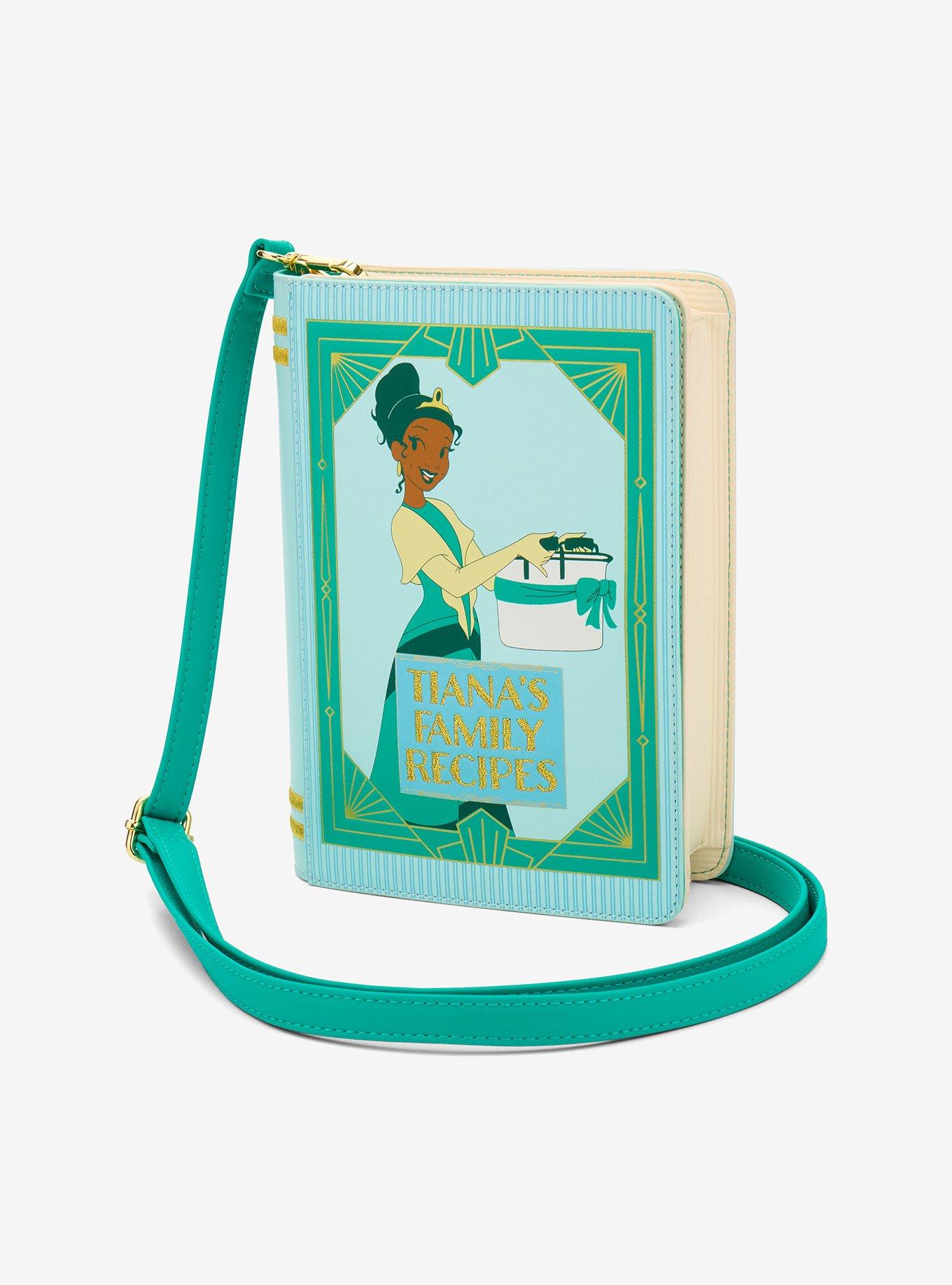 Loungefly Disney The Princess And The Frog Tiana Recipe Book Crossbody Bag, , hi-res