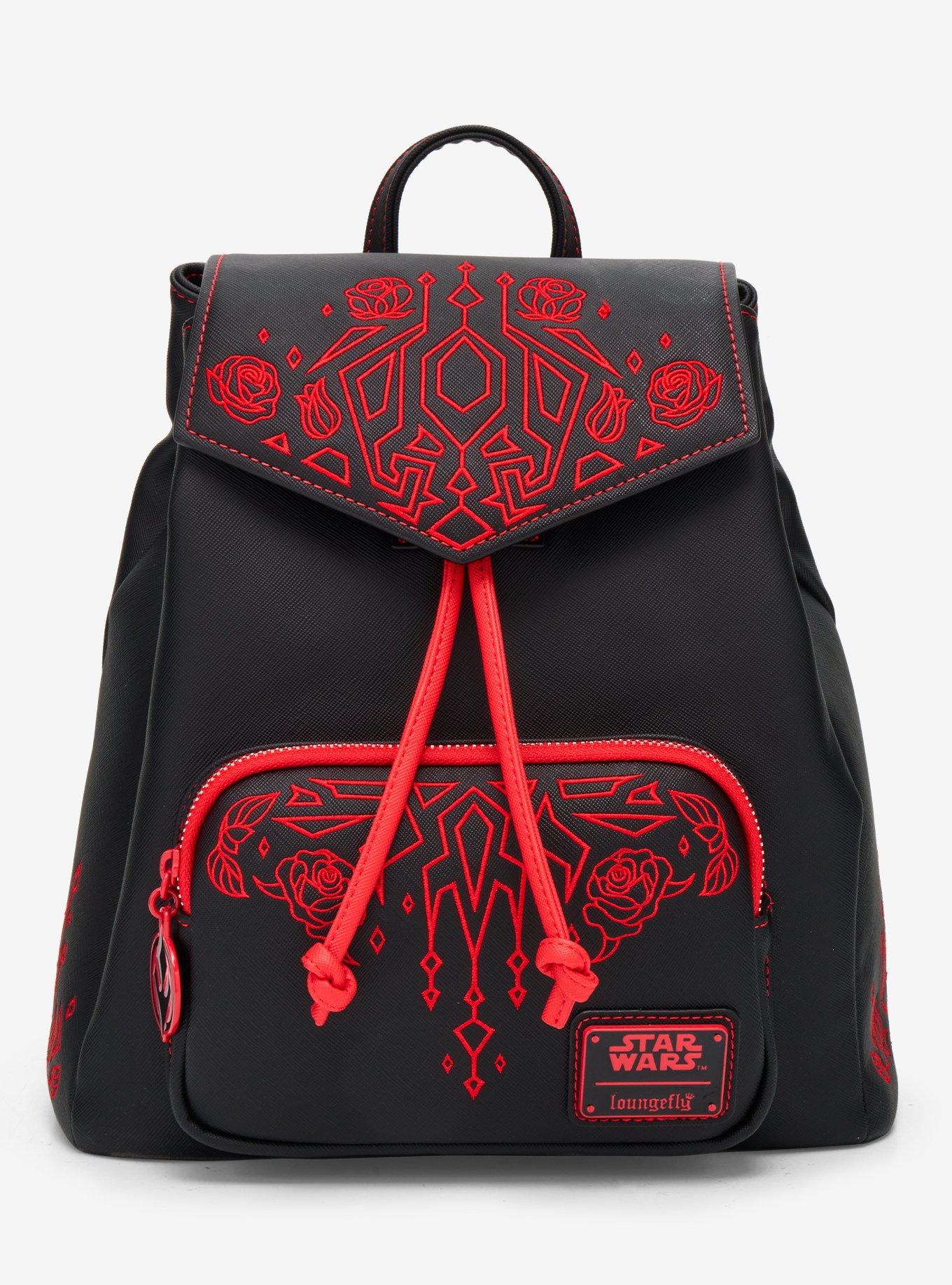 Loungefly Star Wars Darth Maul Roses Slouch Mini Backpack | Hot Topic