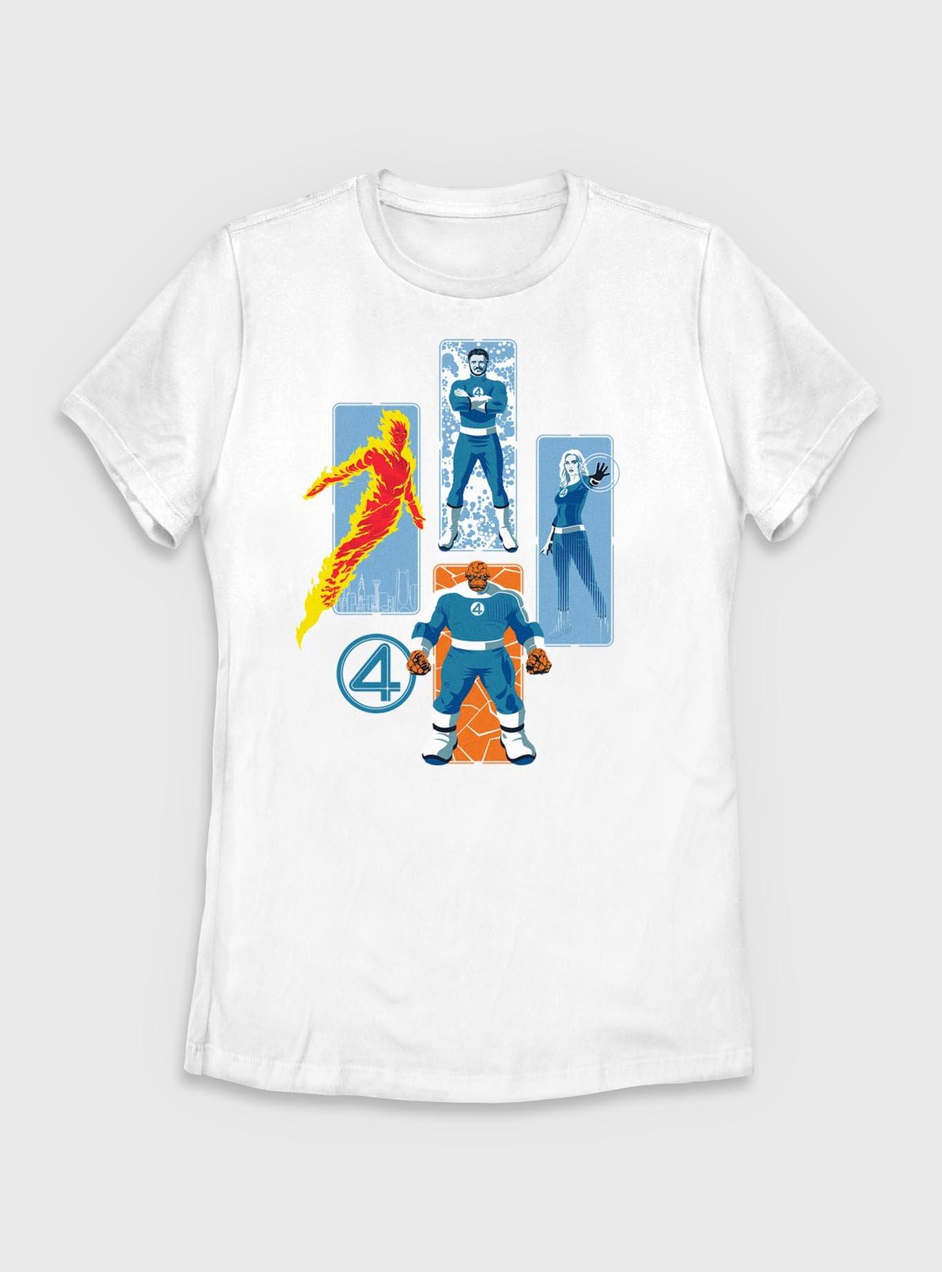 Marvel The Fantastic Four: First Steps Family Of Heroes Womens T-Shirt, , hi-res