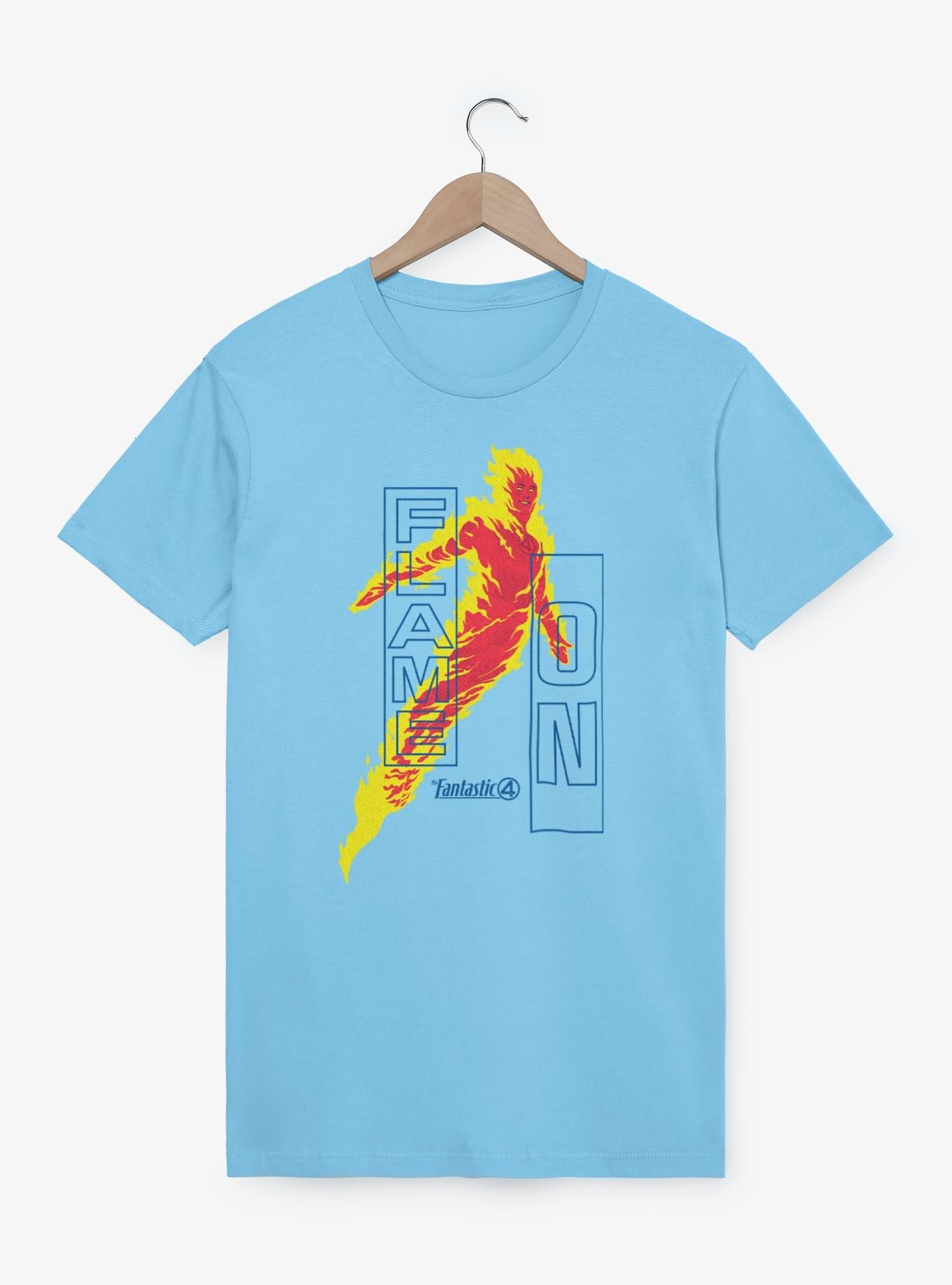 Marvel The Fantastic Four: First Steps Human Torch Flame On T-Shirt, , hi-res