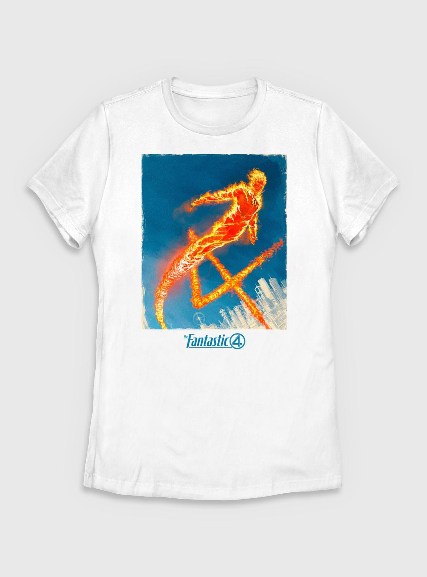 Marvel The Fantastic Four: First Steps The Human Torch Womens T-Shirt, , hi-res