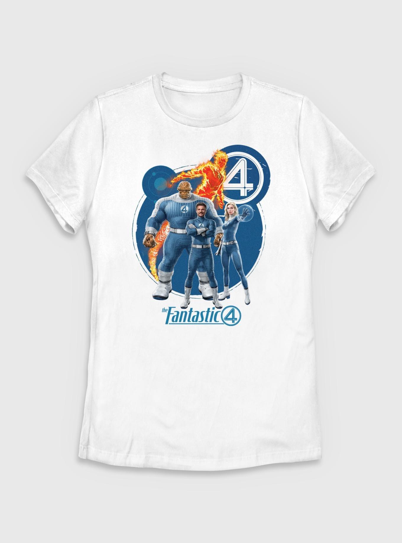 Marvel The Fantastic Four: First Steps Team Womens T-Shirt, , hi-res