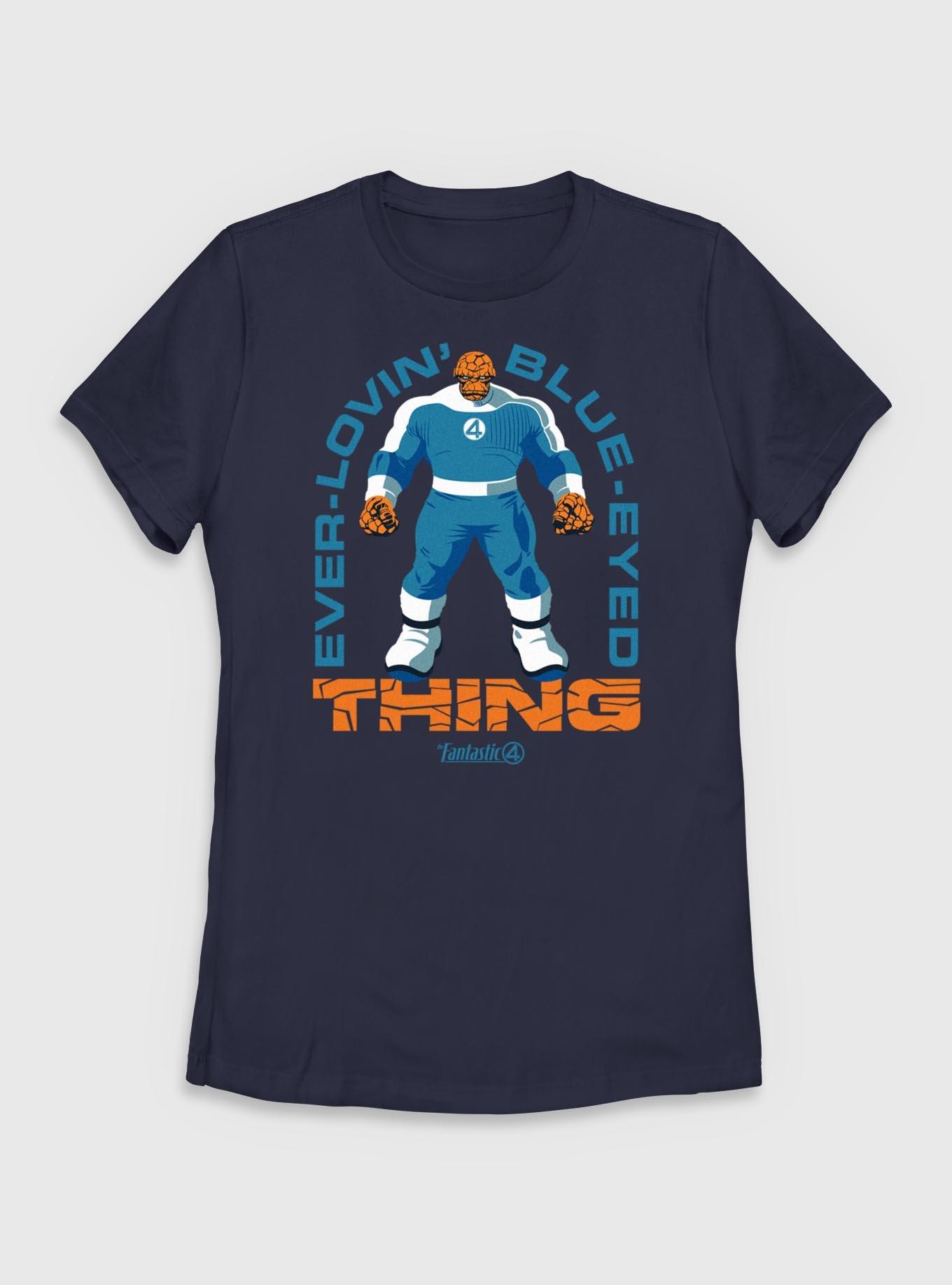 Marvel The Fantastic Four: First Steps Ever-Lovin Blue-Eyed The Thing Womens T-Shirt, , hi-res