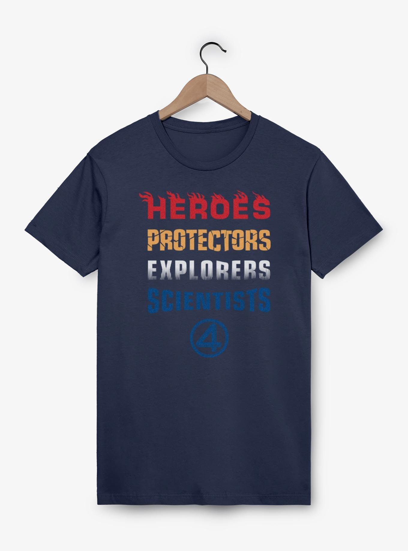 Marvel The Fantastic Four: First Steps Heroes Protectors Explorers Scientists T-Shirt, , hi-res