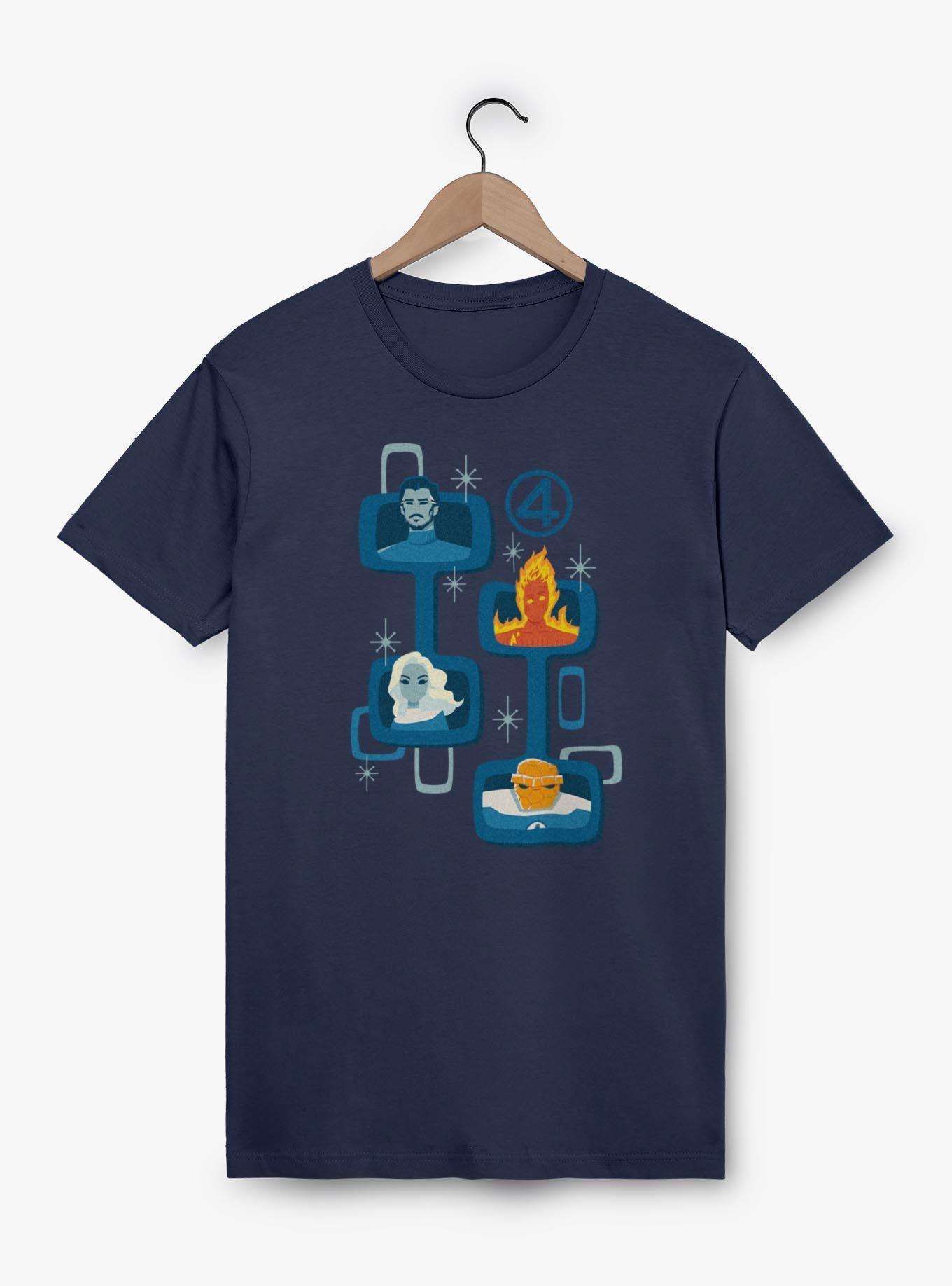 Marvel The Fantastic Four: First Steps Retro Heads T-Shirt, , hi-res