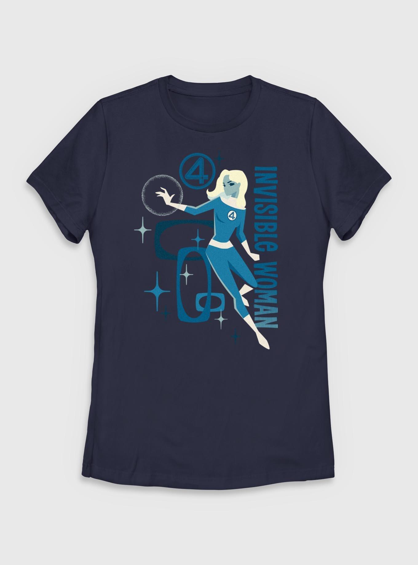 Marvel The Fantastic Four: First Steps Invisible Woman Vintage Womens T-Shirt, , hi-res