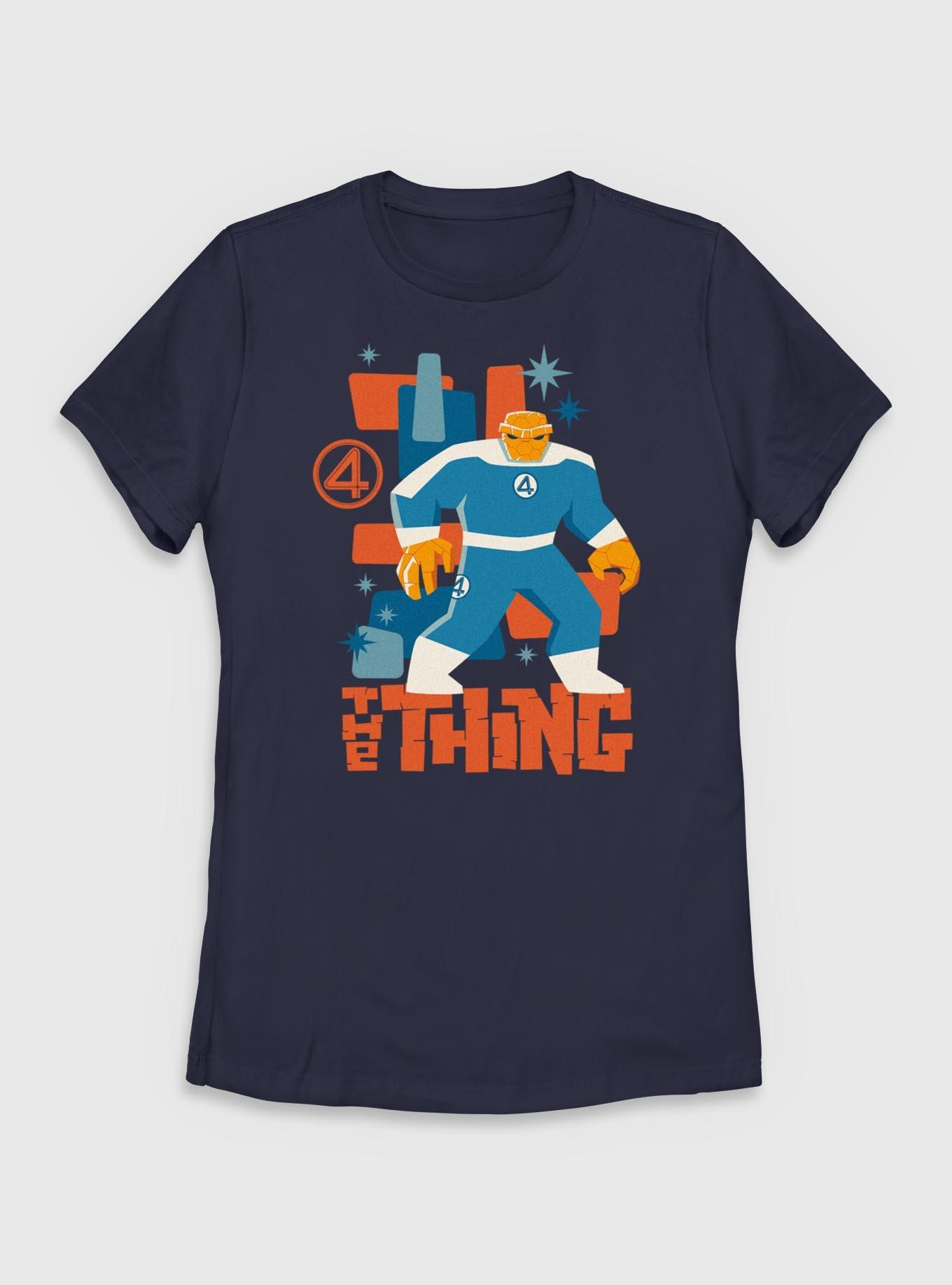 Marvel The Fantastic Four: First Steps The Thing Vintage Womens T-Shirt, , hi-res