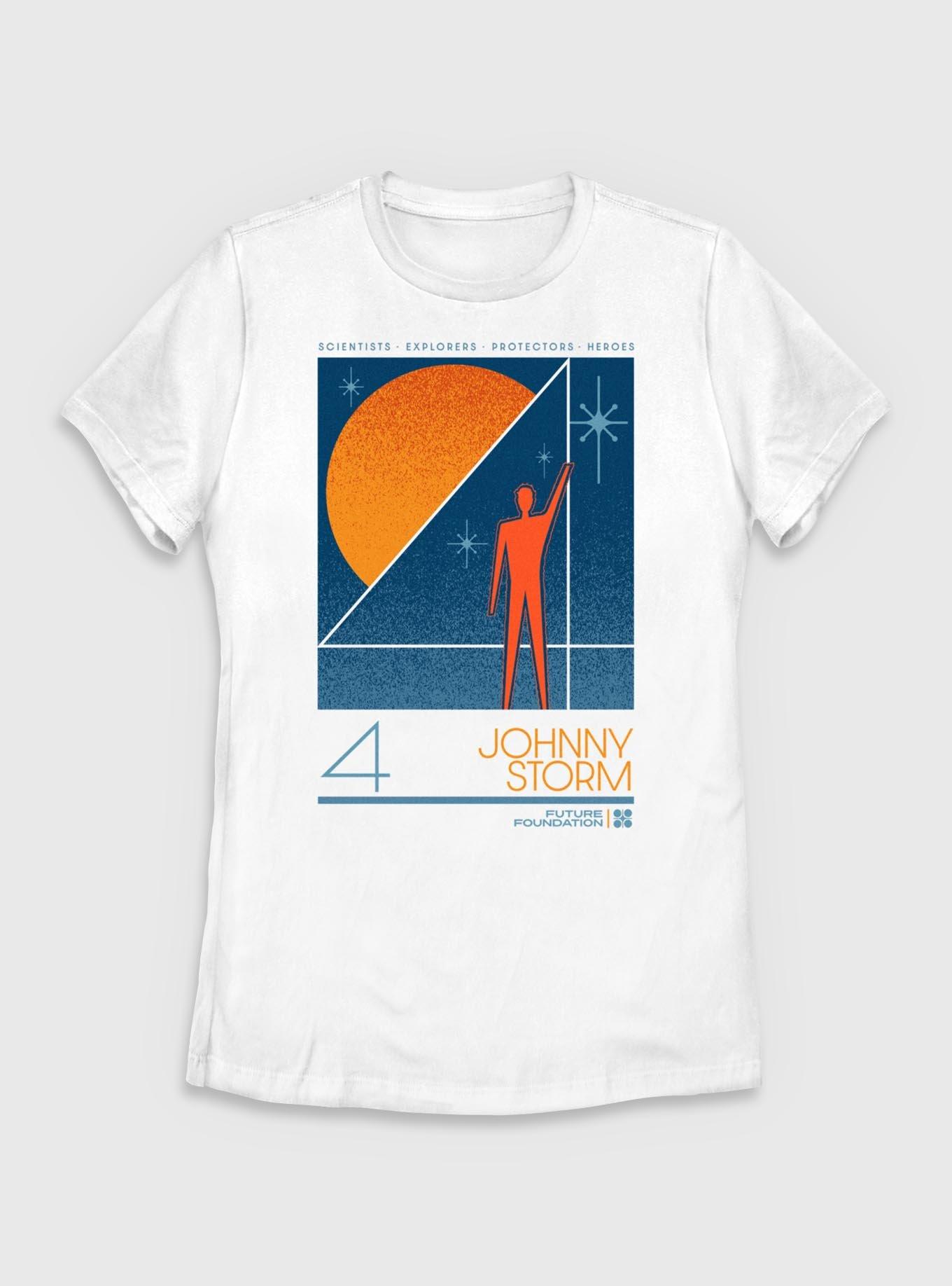 Marvel The Fantastic Four: First Steps Future Foundation Johnny Storm Womens T-Shirt, , hi-res