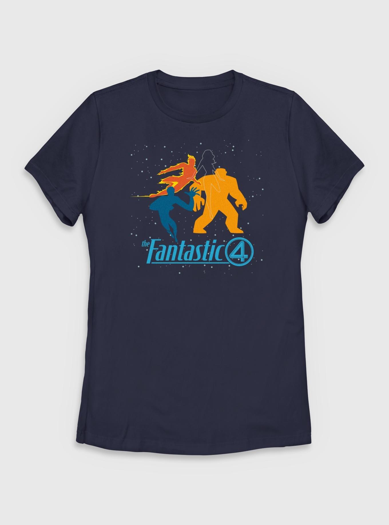 Marvel The Fantastic Four: First Steps Team Silhouette Womens T-Shirt, , hi-res