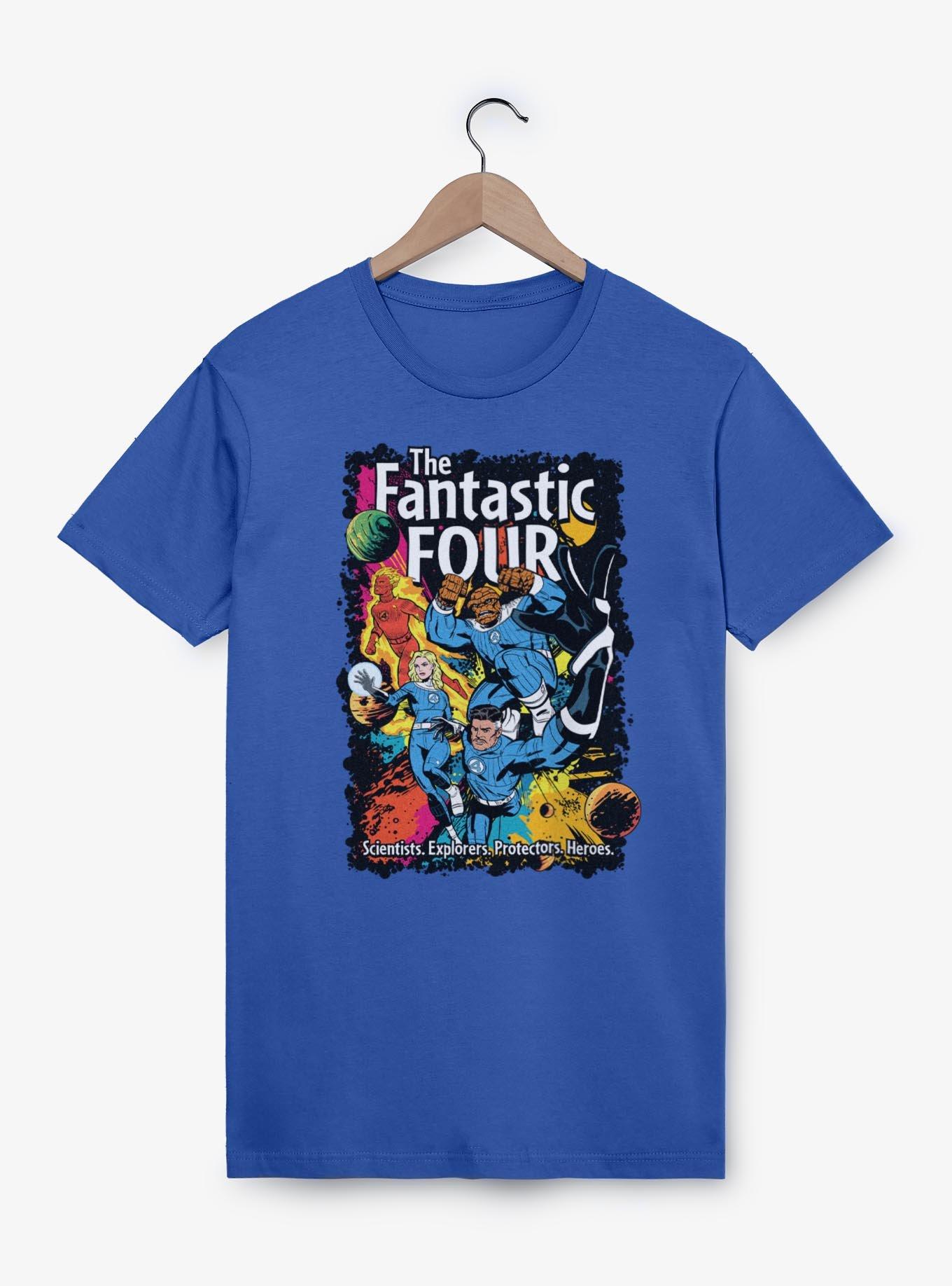 Marvel The Fantastic Four: First Steps Scientists, Explorers, Protectors, Heroes Comic T-Shirt, , hi-res
