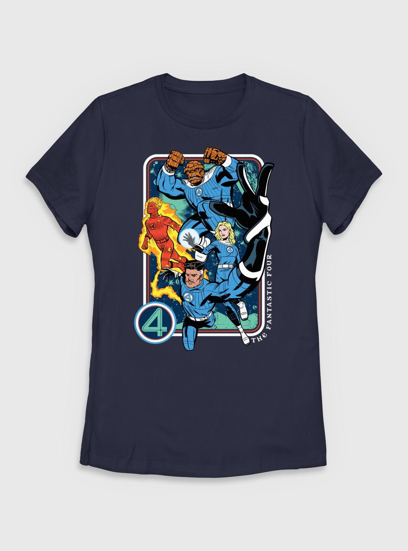 Marvel The Fantastic Four: First Steps Vintage Heroes Womens T-Shirt, , hi-res