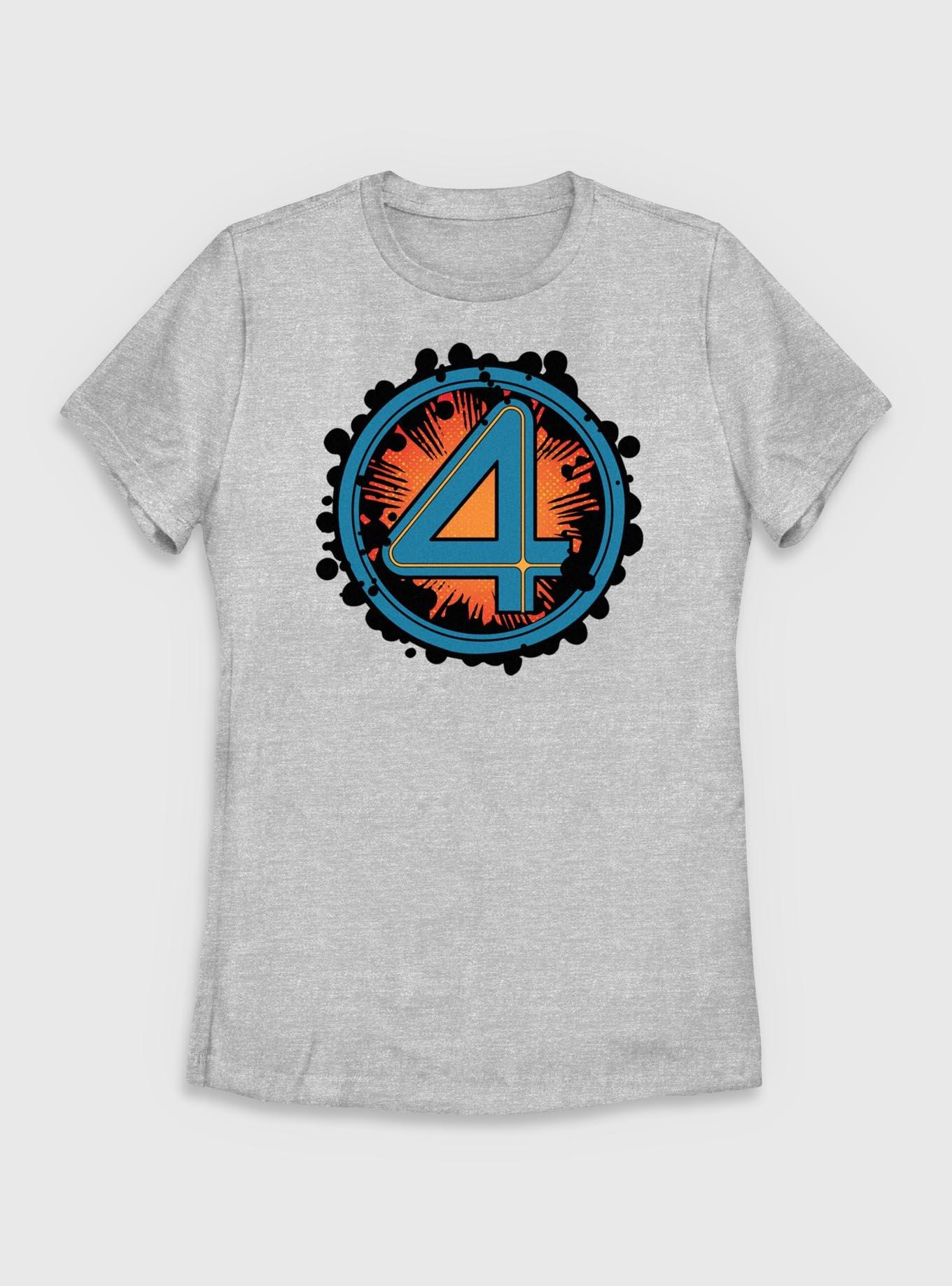 Marvel The Fantastic Four: First Steps Fantastic Explosion Logo Womens T-Shirt, , hi-res