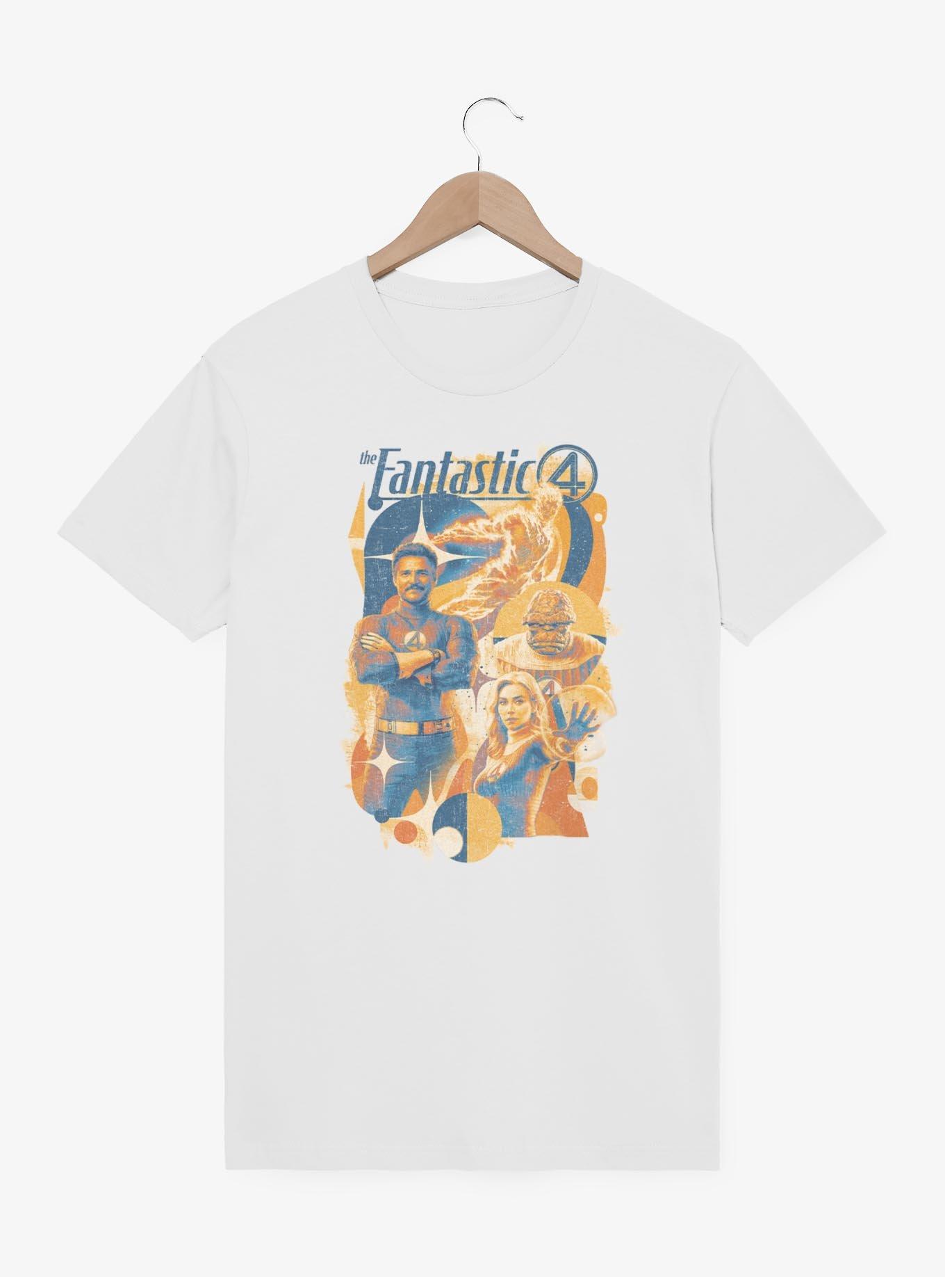 Marvel The Fantastic Four: First Steps Retro Poster T-Shirt, , hi-res