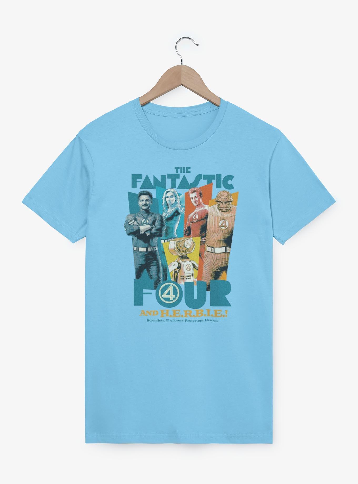 Marvel The Fantastic Four: First Steps Heroes & H.E.R.B.I.E. T-Shirt, , hi-res