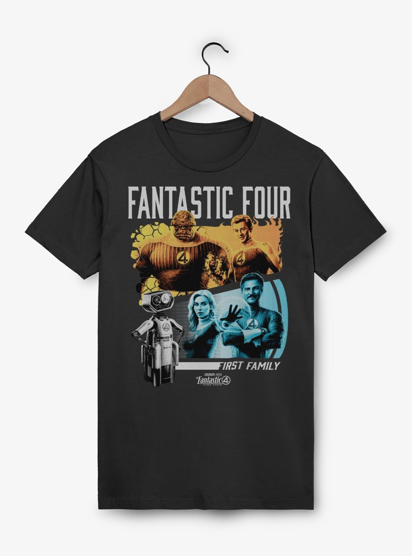 Marvel The Fantastic Four: First Steps First Family & H.E.R.B.I.E. T-Shirt, , hi-res