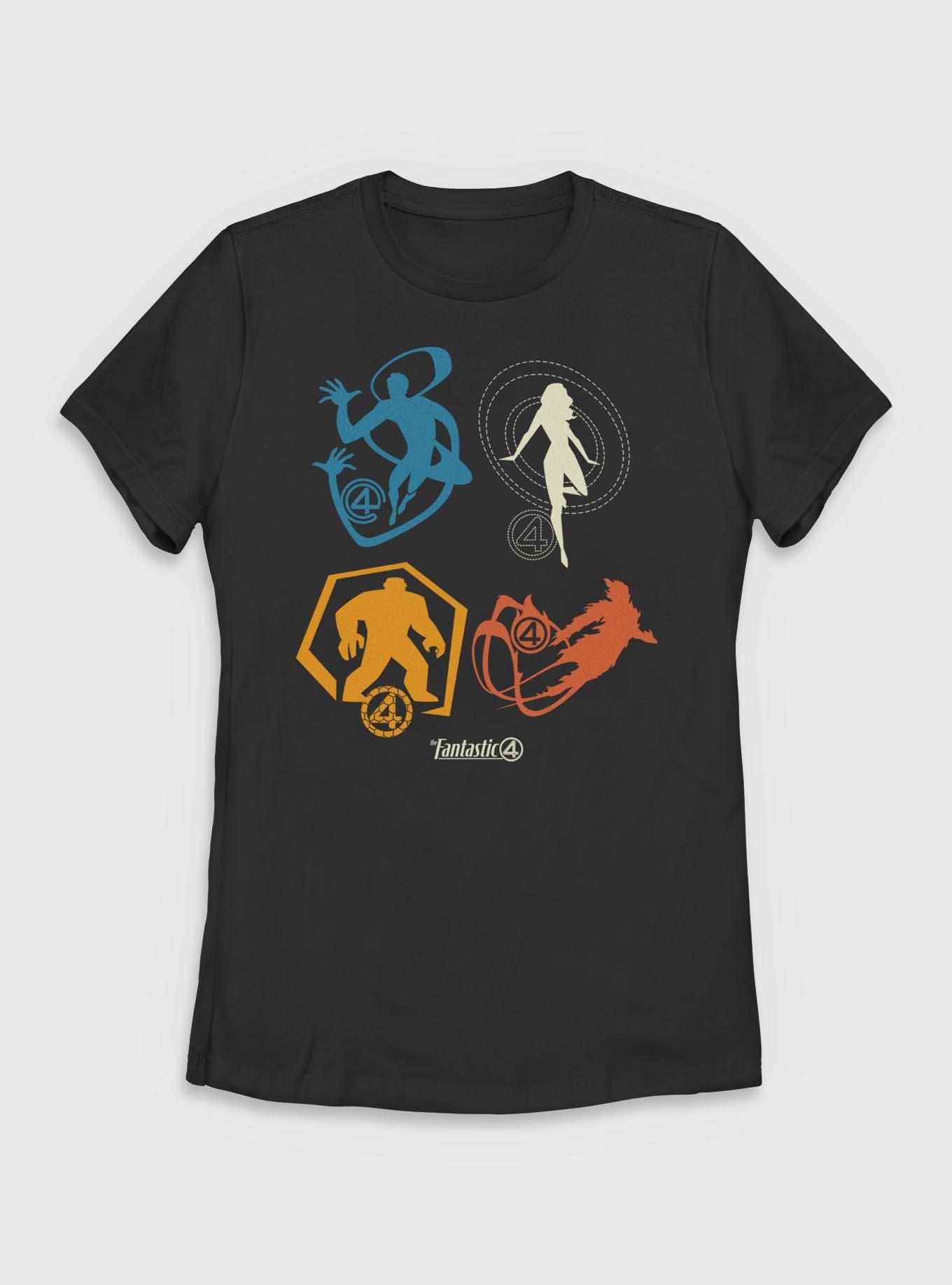 Marvel The Fantastic Four: First Steps Fantastic Team Icons Womens T-Shirt, , hi-res