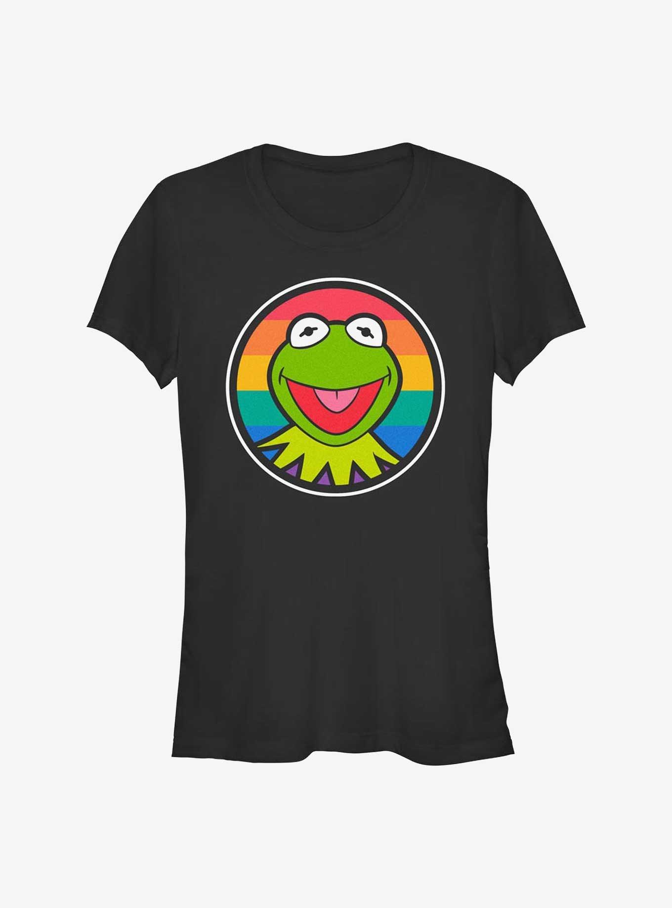 Disney The Muppets Proud Kermit Girls T-Shirt, BLACK, hi-res