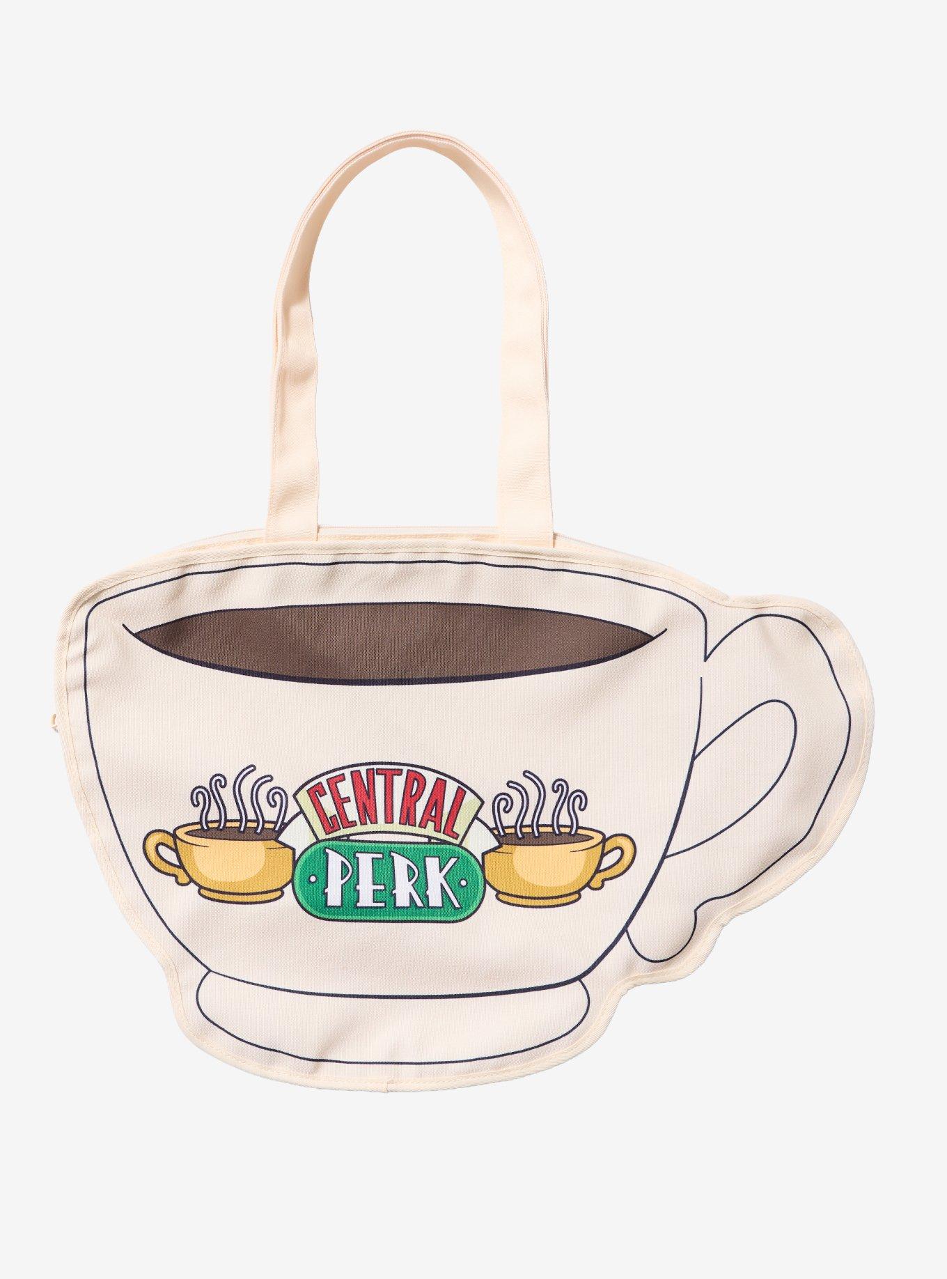 Loungefly Friends Central Perk Mug Canvas Tote Bag, , hi-res