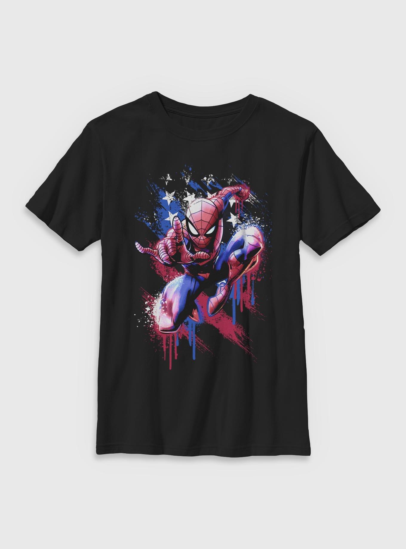 Marvel Venom Spider Man Americana Youth T-Shirt, , hi-res