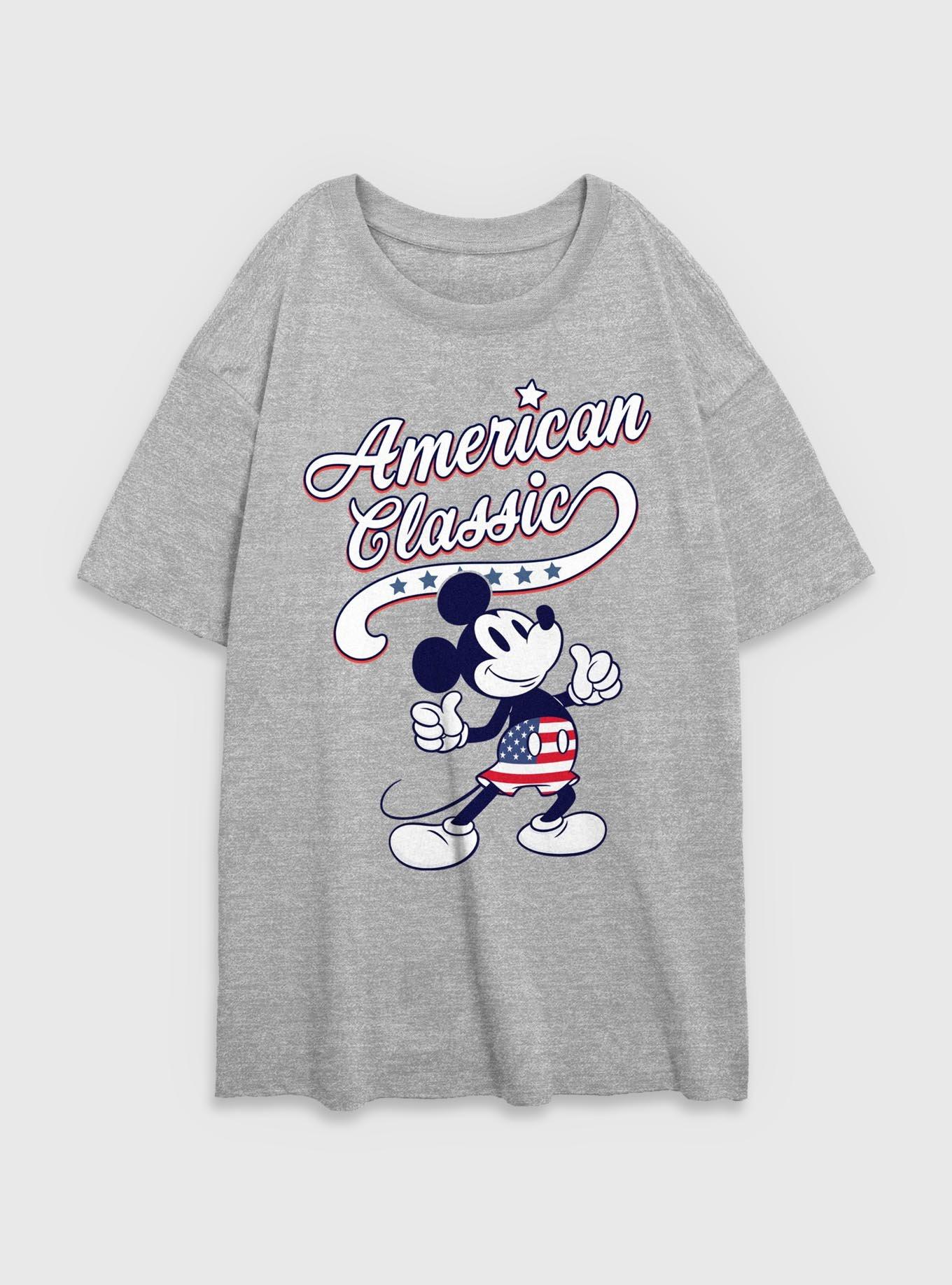Disney Mickey Mouse American Classic Womens Oversized T-Shirt, , hi-res