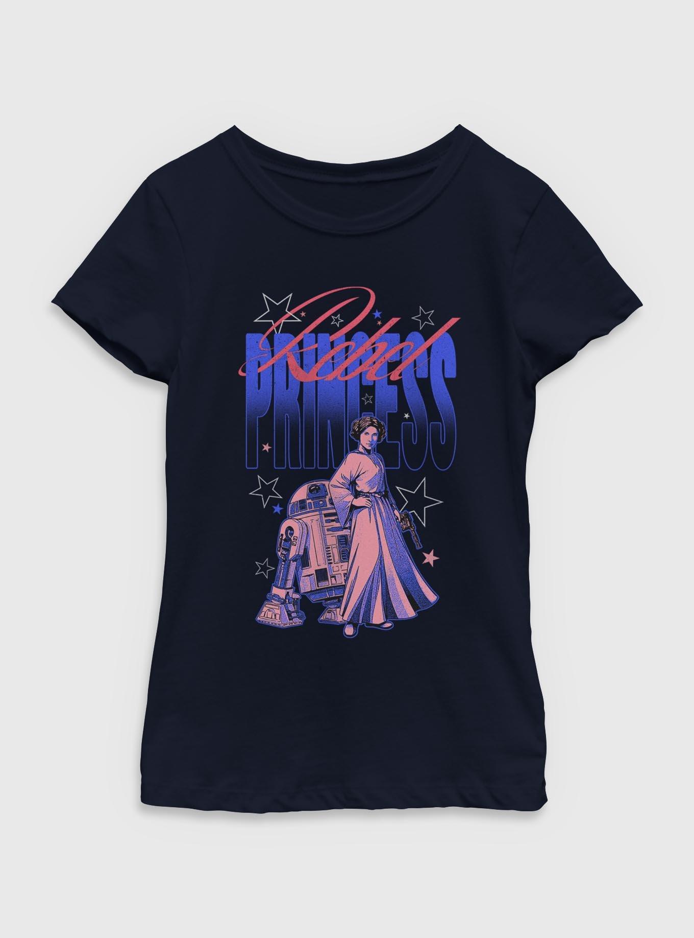 Star Wars Rebel Princess Stars Youth Girls T-Shirt, , hi-res