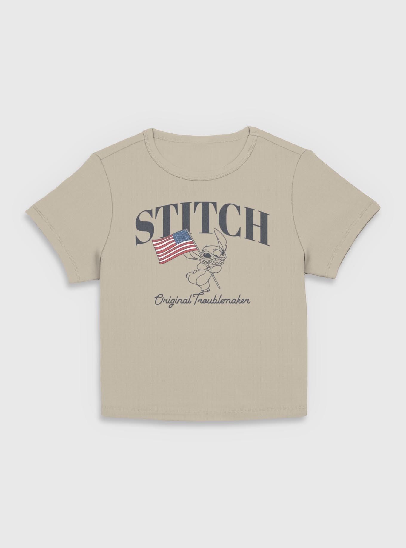 Disney Lilo & Stitch Stitch Flag Women Baby T-Shirt, , hi-res