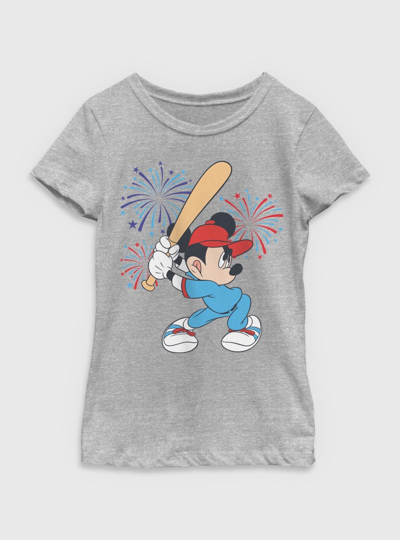 Disney Mickey Mouse Mickey Burst Youth Girls T-Shirt, , hi-res