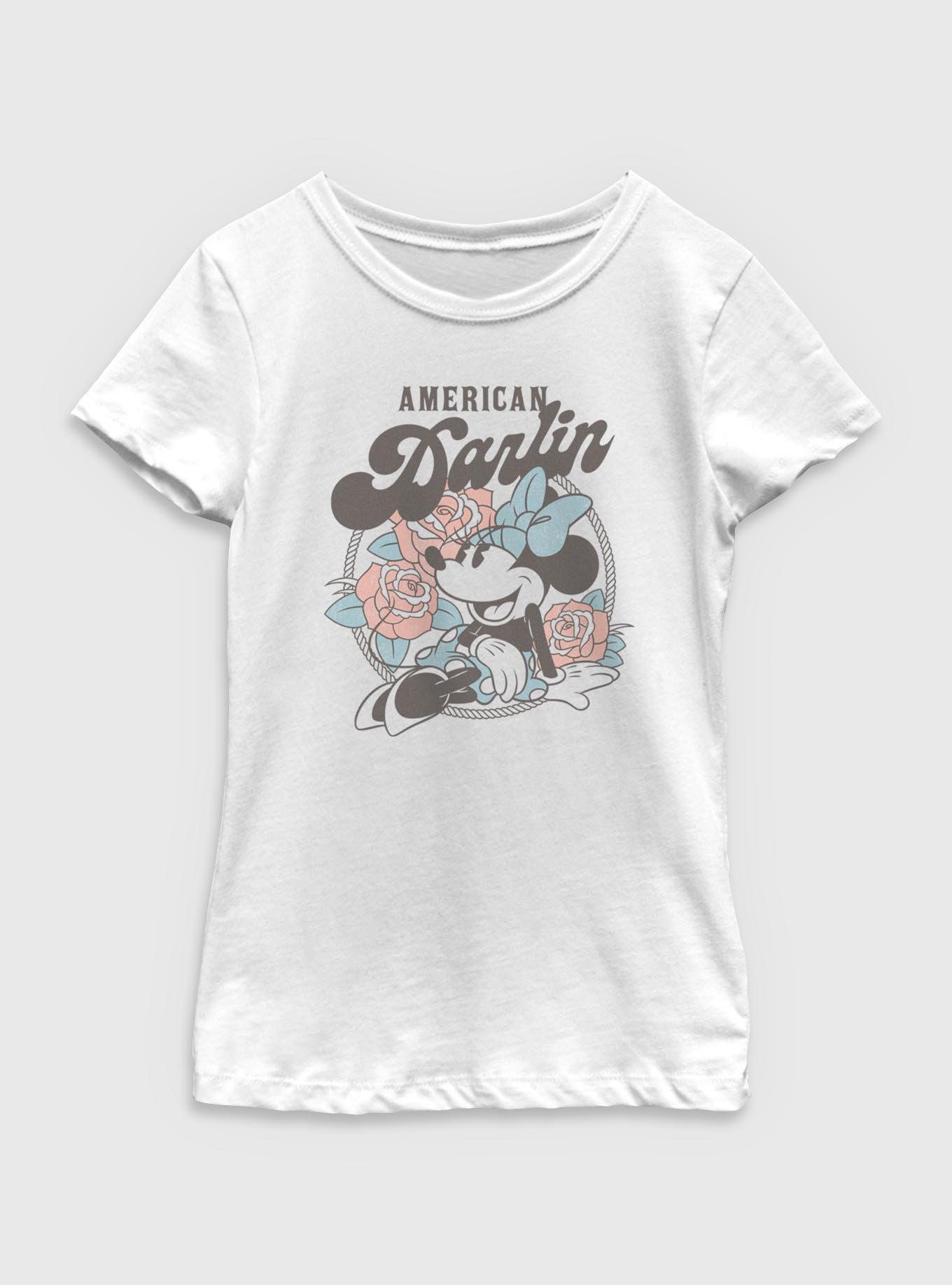 Disney Minnie Mouse American Darlin Youth Girls T-Shirt, , hi-res