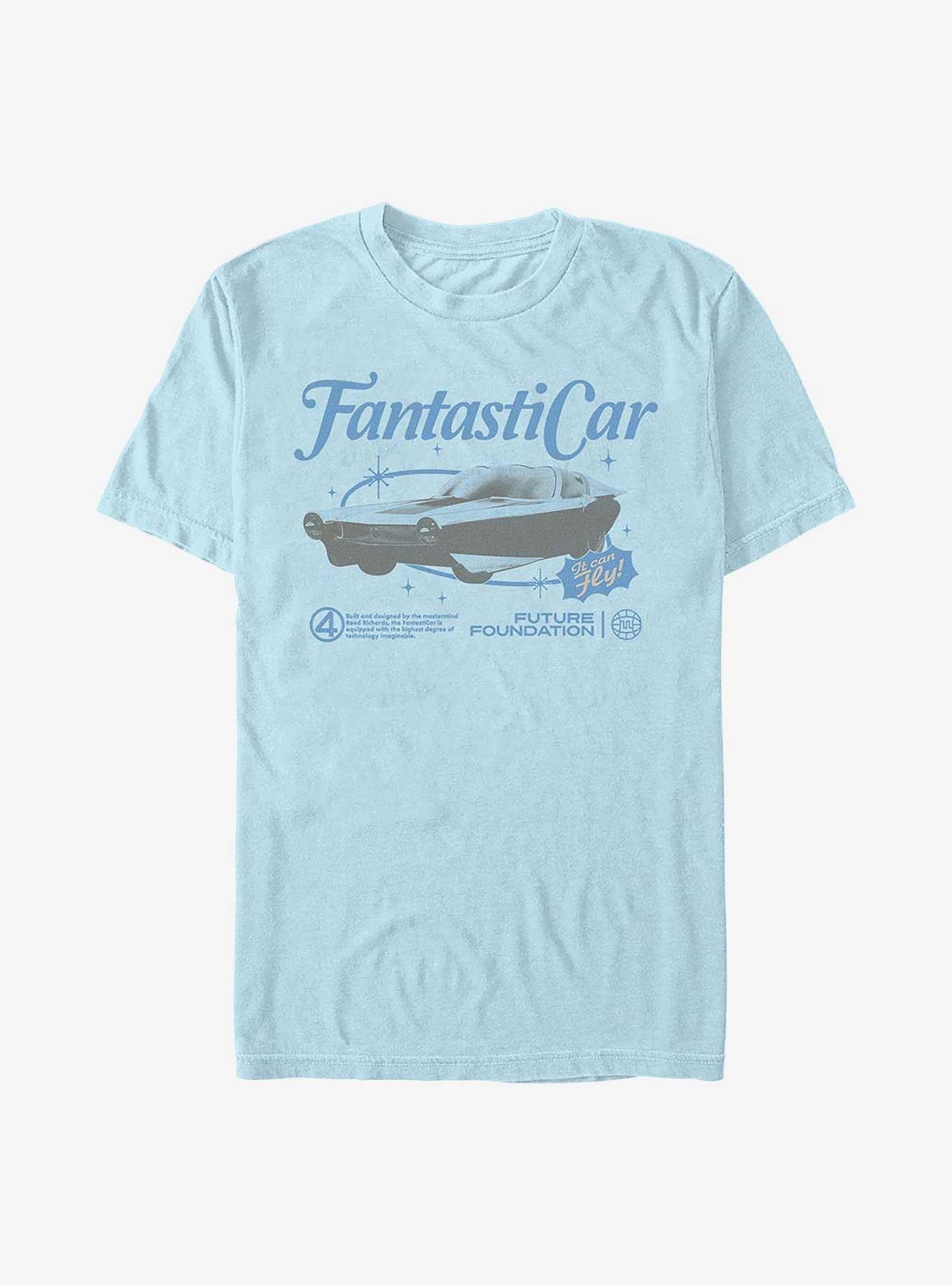 Marvel The Fantastic Four: First Steps Fantastic Car Garment Dye T-Shirt Hot Topic Exclusive, , hi-res