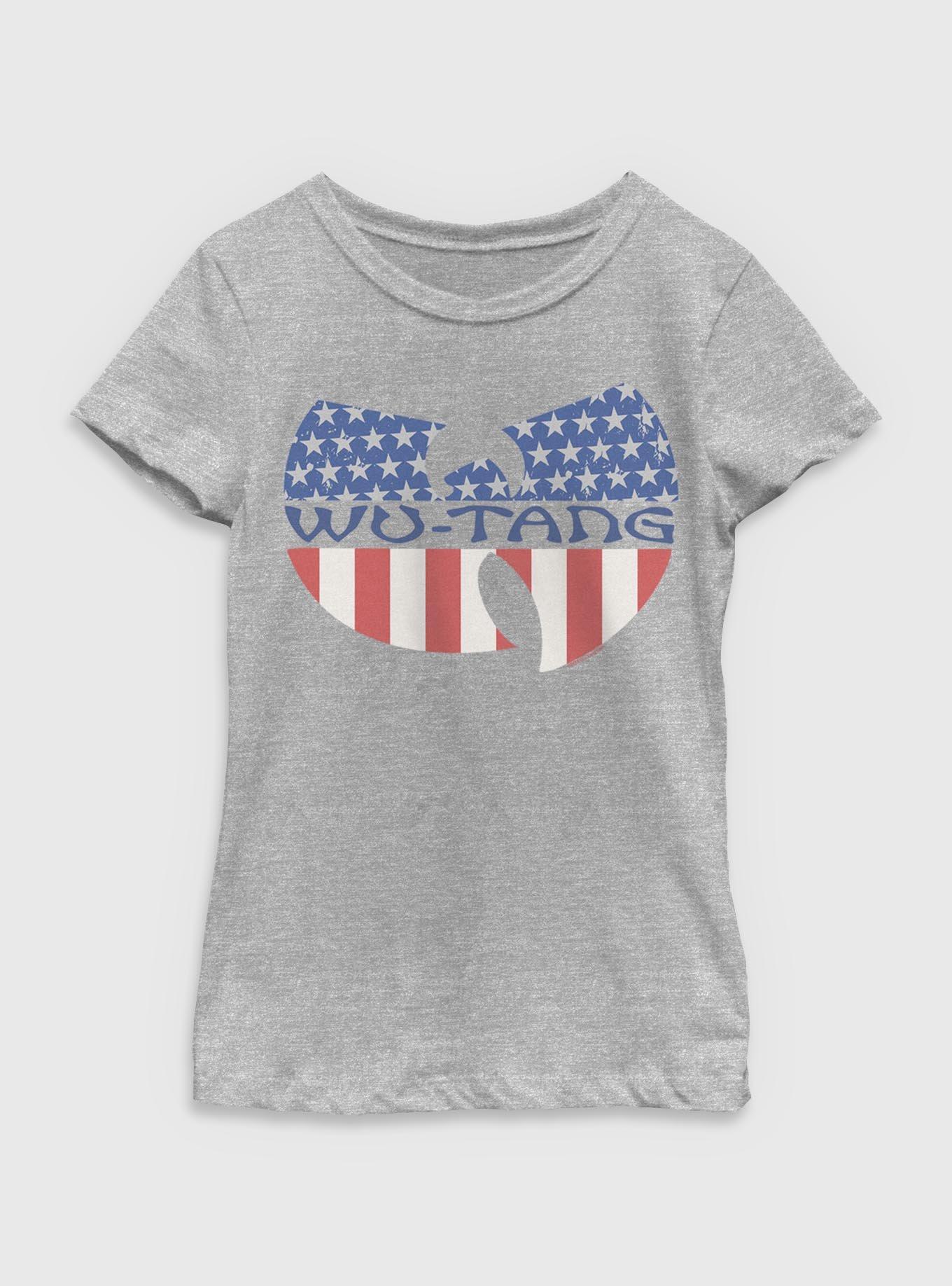Wu-Tang Clan Flag Youth Girls T-Shirt, , hi-res