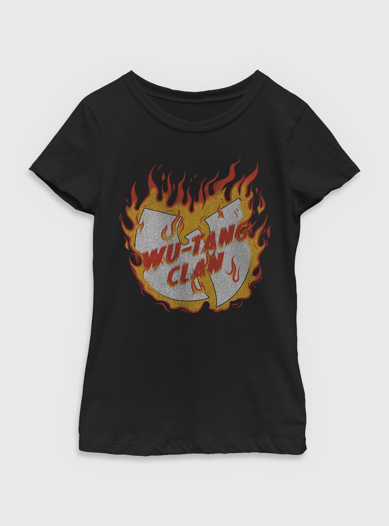 Wu-Tang Clan Clan Fire Youth Girls T-Shirt, , hi-res