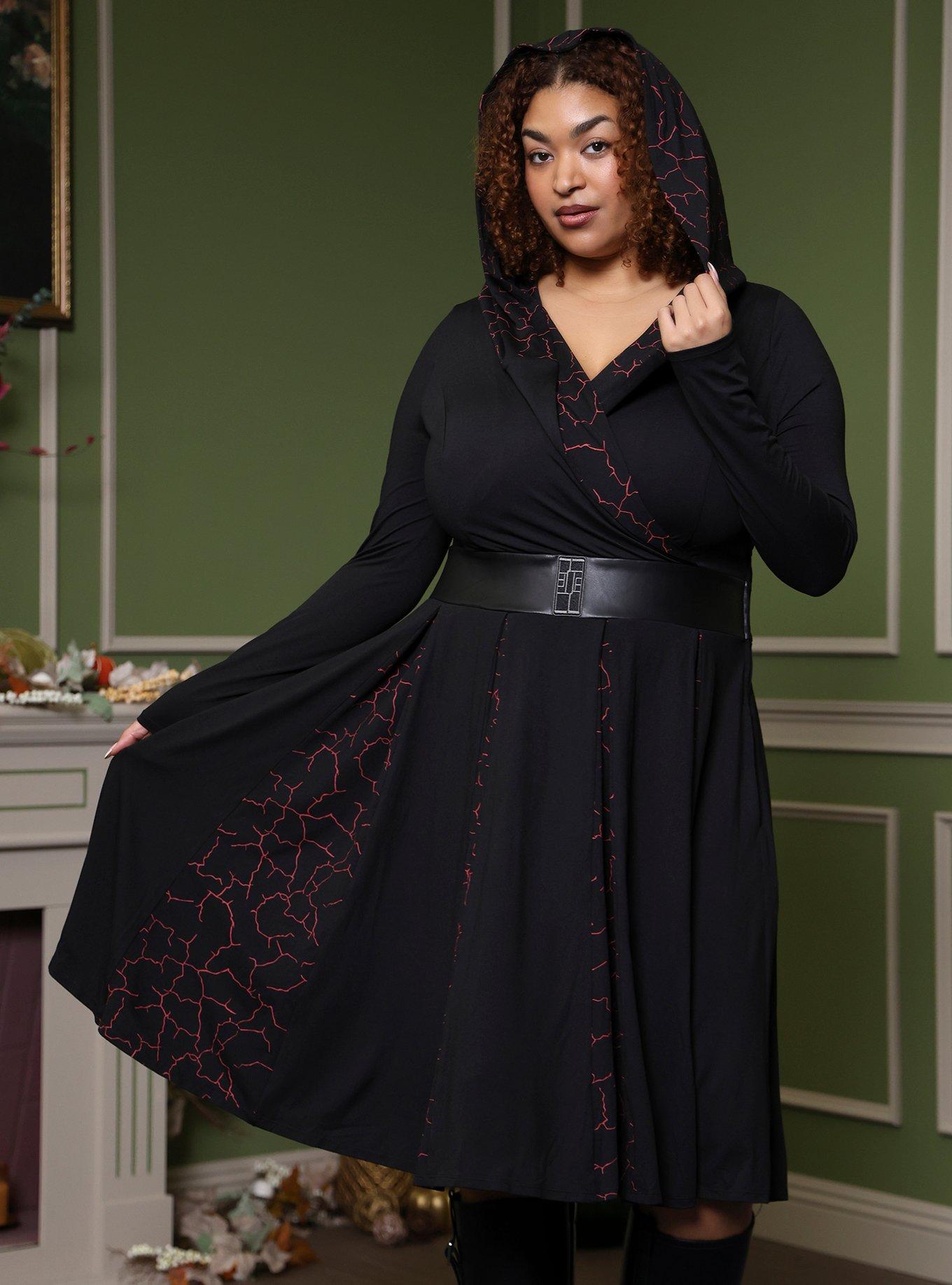 Her Universe Star Wars Kylo Ren Hooded Dress Plus Size Her Universe Exclusive, , hi-res