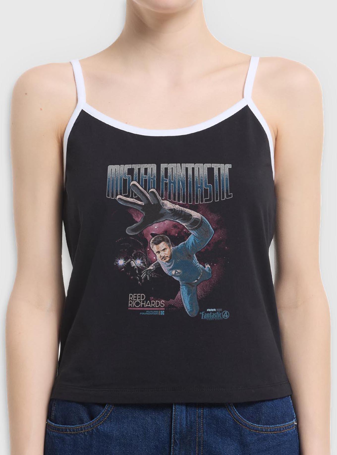 Marvel The Fantastic Four: First Steps Stretch Mr. Fantastic Reed Richards Womens Cami Tank Top BoxLunch Exclusive, , hi-res