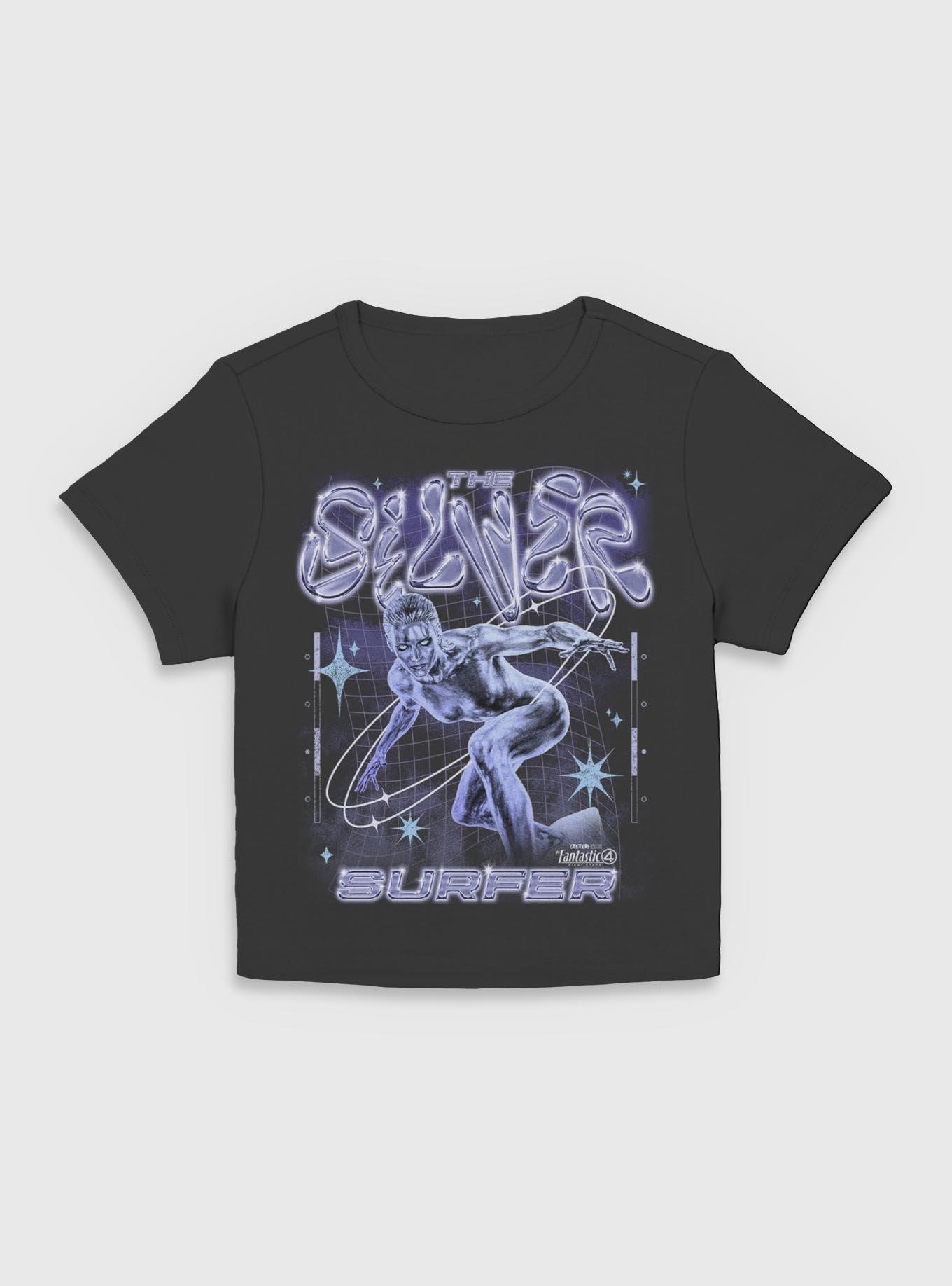Marvel The Fantastic Four: First Steps Silver Surfer Womens Baby T-Shirt BoxLunch Exclusive, , hi-res