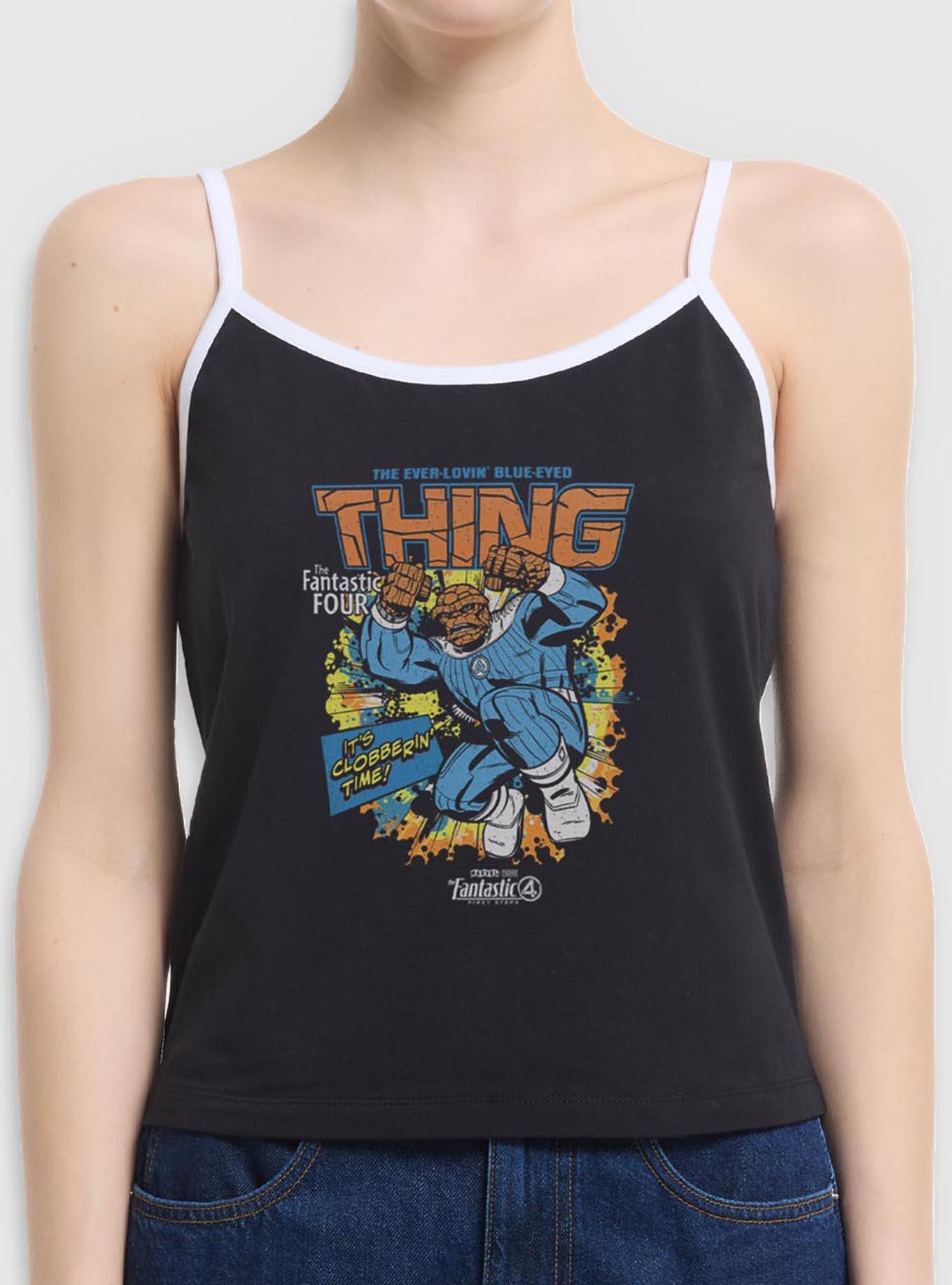 Marvel The Fantastic Four: First Steps Comic Cover Ben Grimm The Thing Womens Cami Tank Top BoxLunch Exclusive, , hi-res