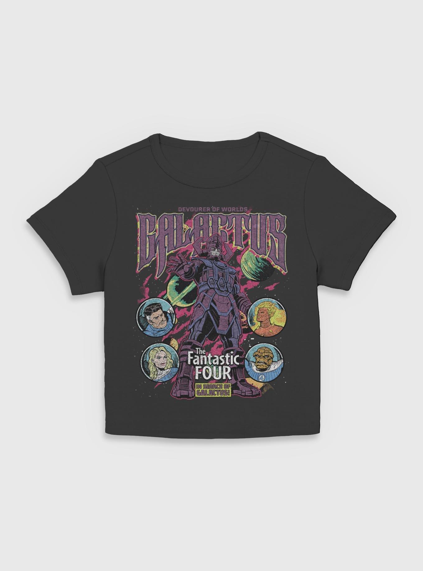 Marvel The Fantastic Four: First Steps Galactus Rules Womens Baby T-Shirt BoxLunch Exclusive, BLACK, hi-res