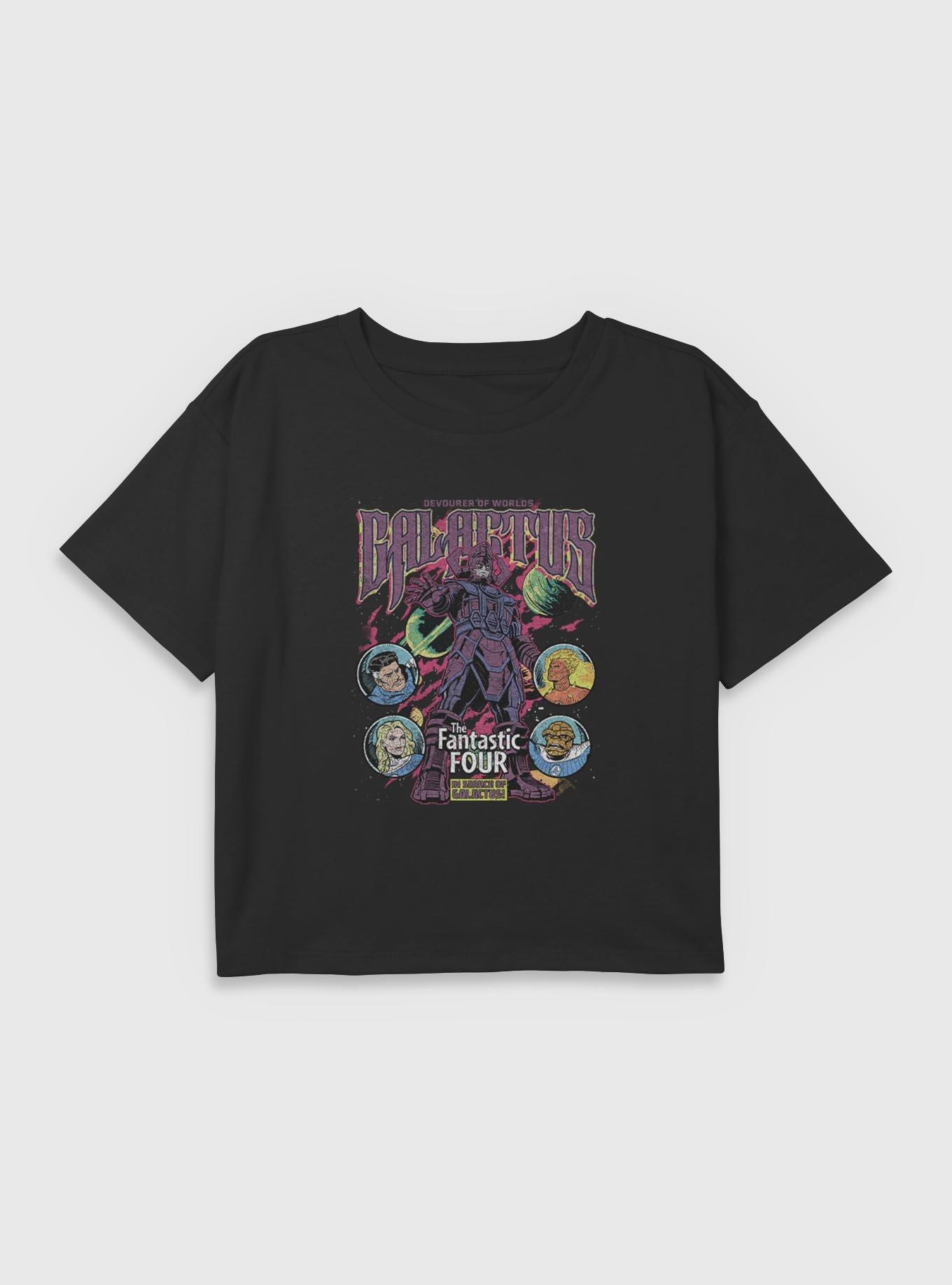 Marvel The Fantastic Four: First Steps Galactus Rules Youth Girls Boxy T-Shirt BoxLunch Exclusive, , hi-res