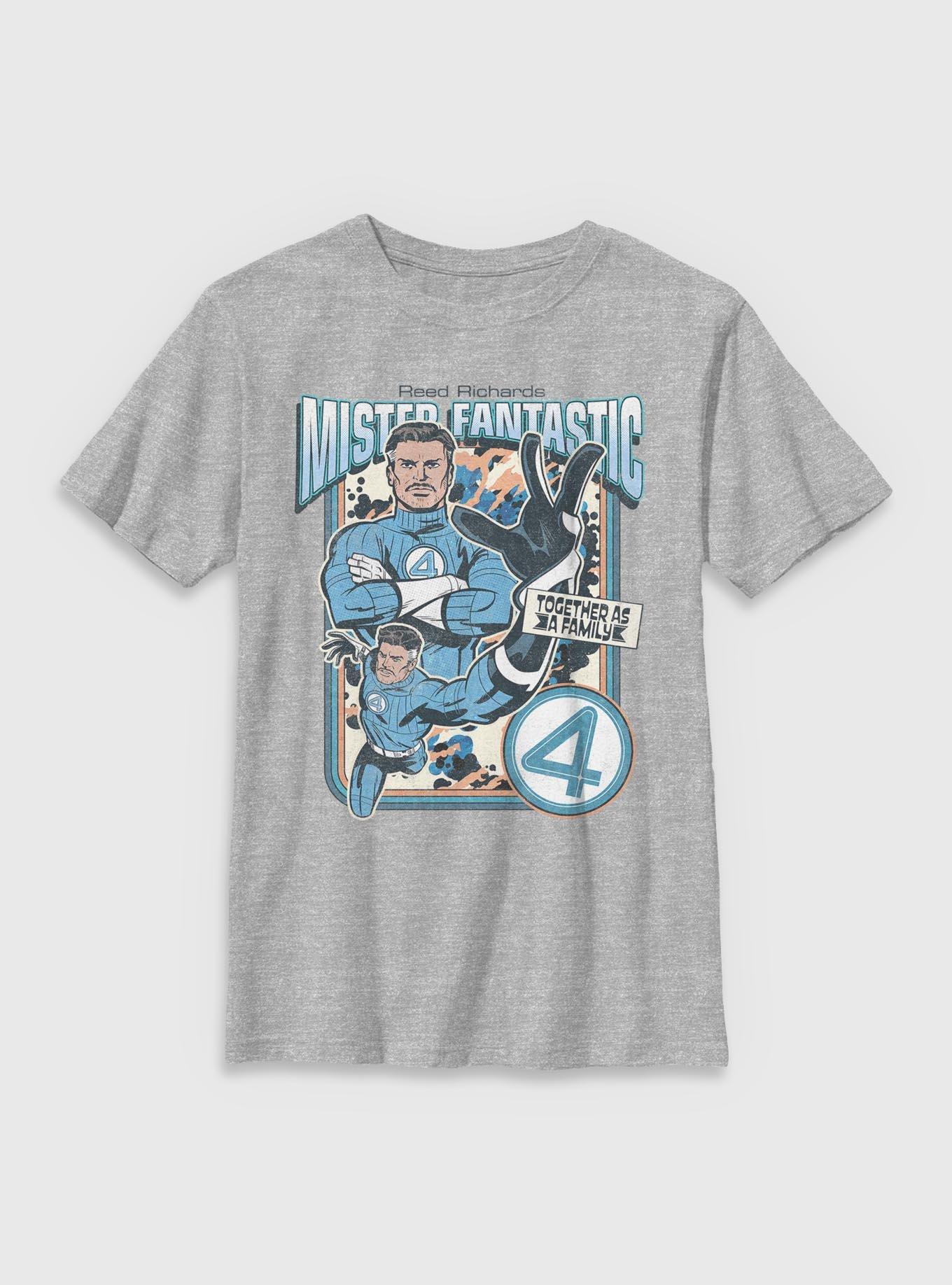 Marvel The Fantastic Four: First Steps Mr.  Fantastic Together As A Family Youth T-Shirt BoxLunch Exclusive, , hi-res