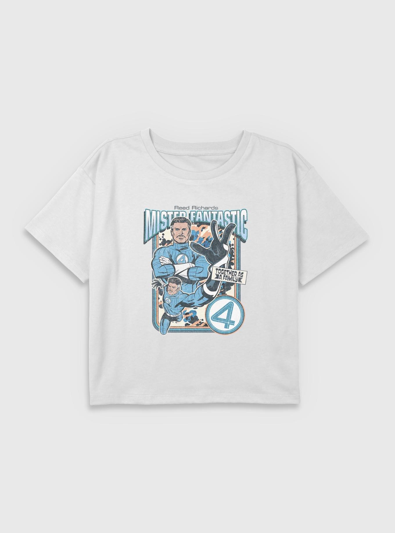 Marvel The Fantastic Four: First Steps Mr.  Fantastic Together As A Family Youth Girls Boxy T-Shirt BoxLunch Exclusive, , hi-res