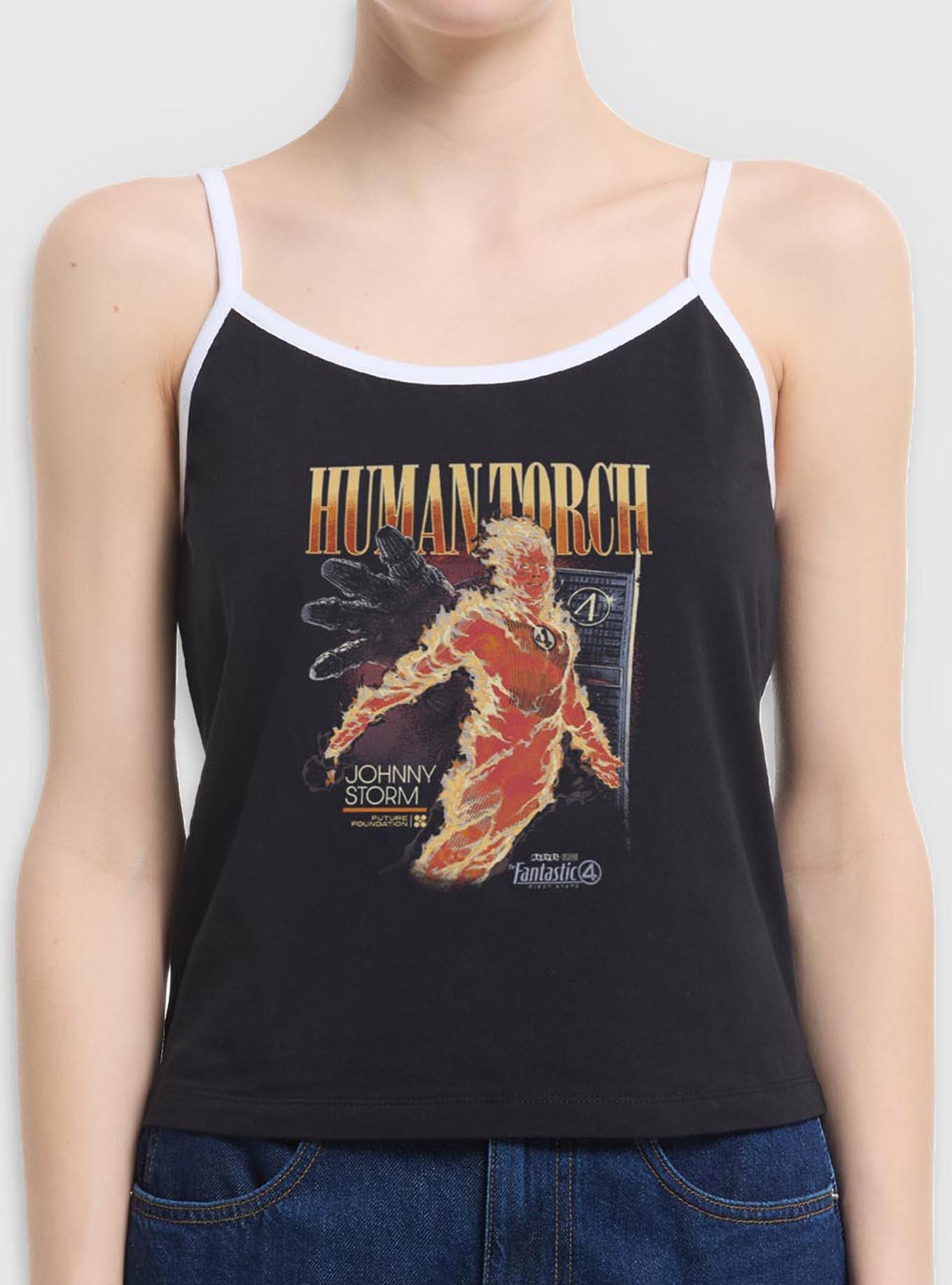 Marvel The Fantastic Four: First Steps Human Torch Future Foundation Womens Cami Tank Top BoxLunch Exclusive, , hi-res