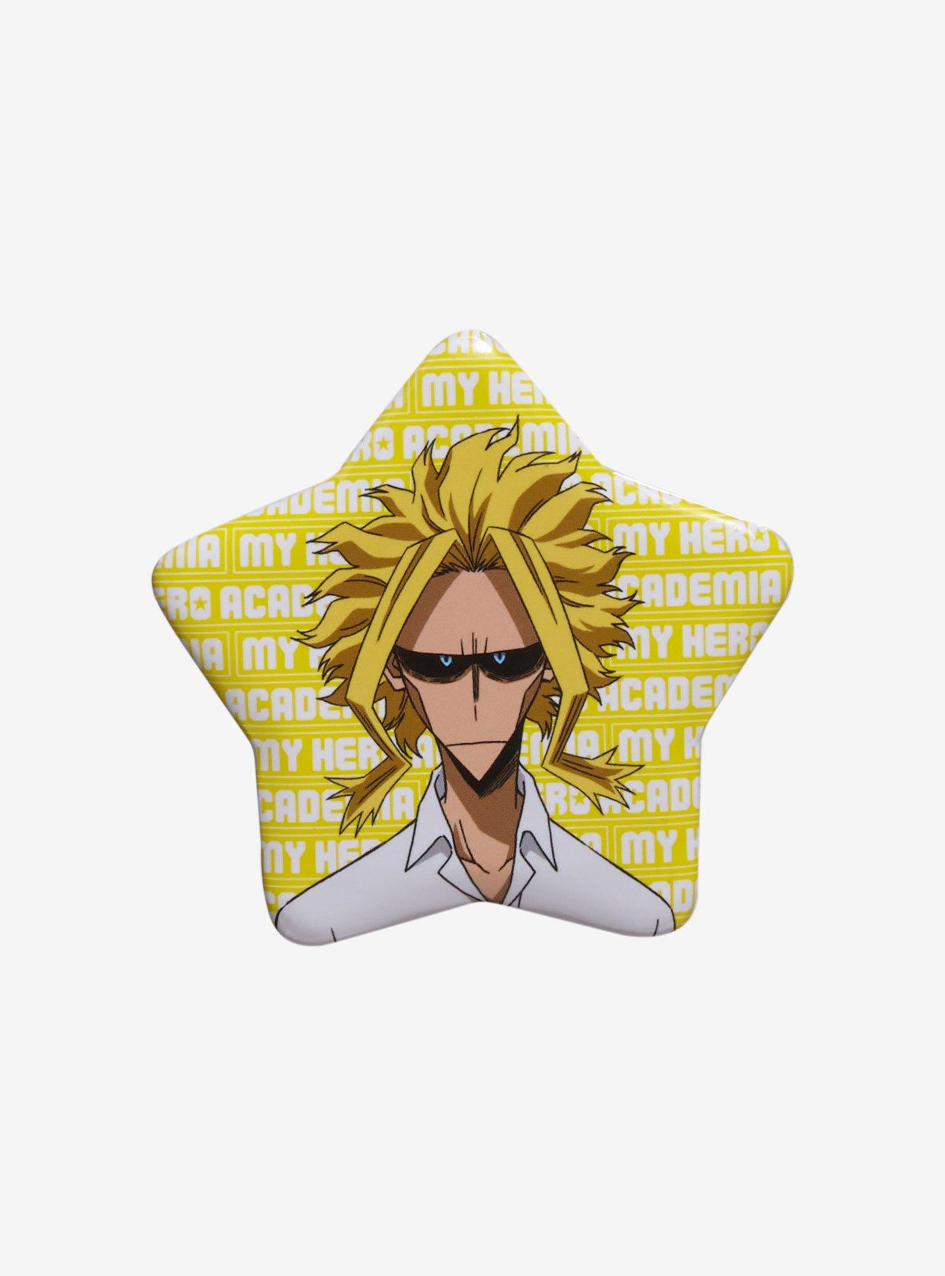 My Hero Academia All Might Star Button Pin - BoxLunch Exclusive, , hi-res