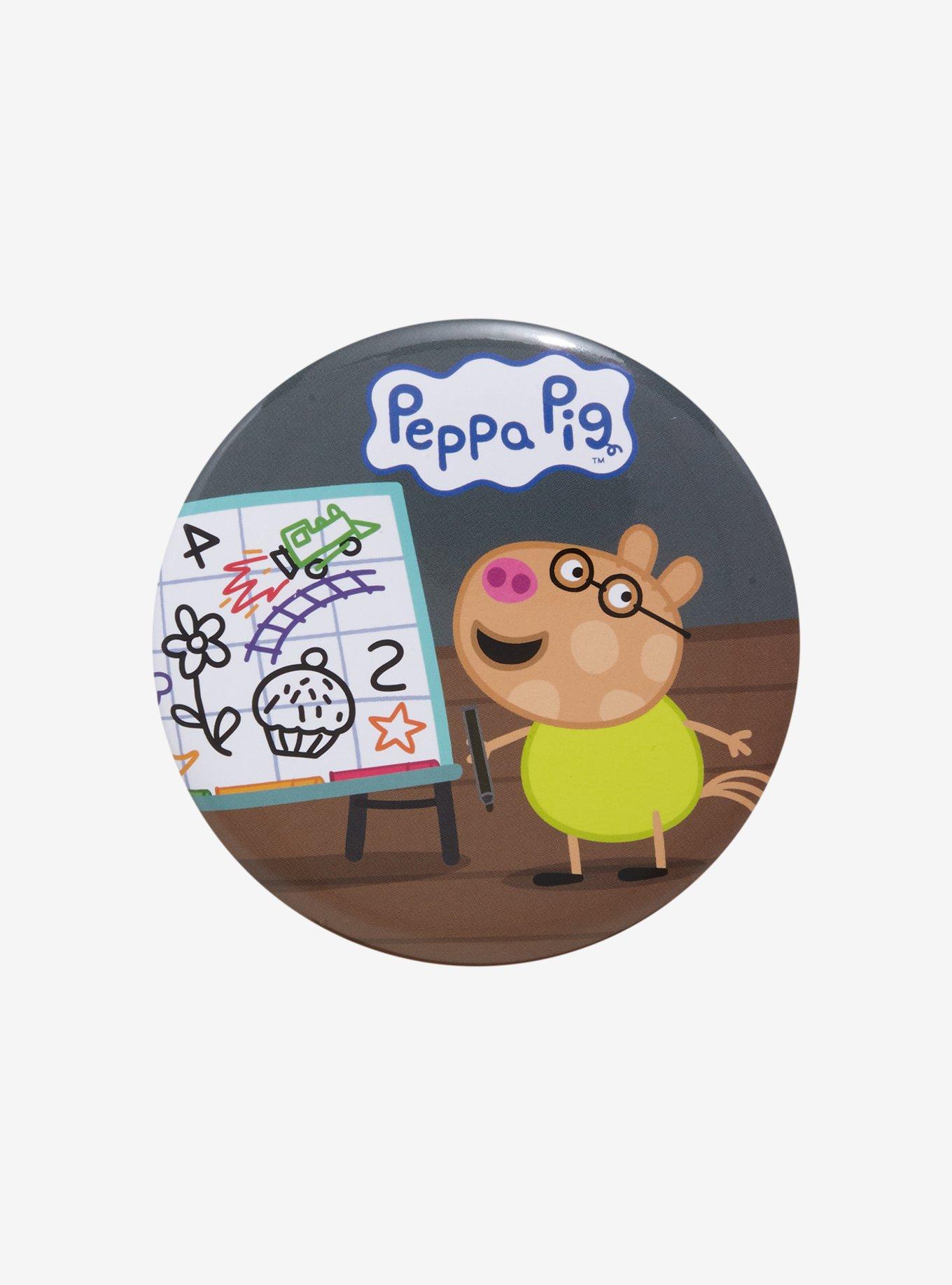 Peppa Pig Pedro Pony Drawing Circle Button Pin - BoxLunch Exclusive, , hi-res
