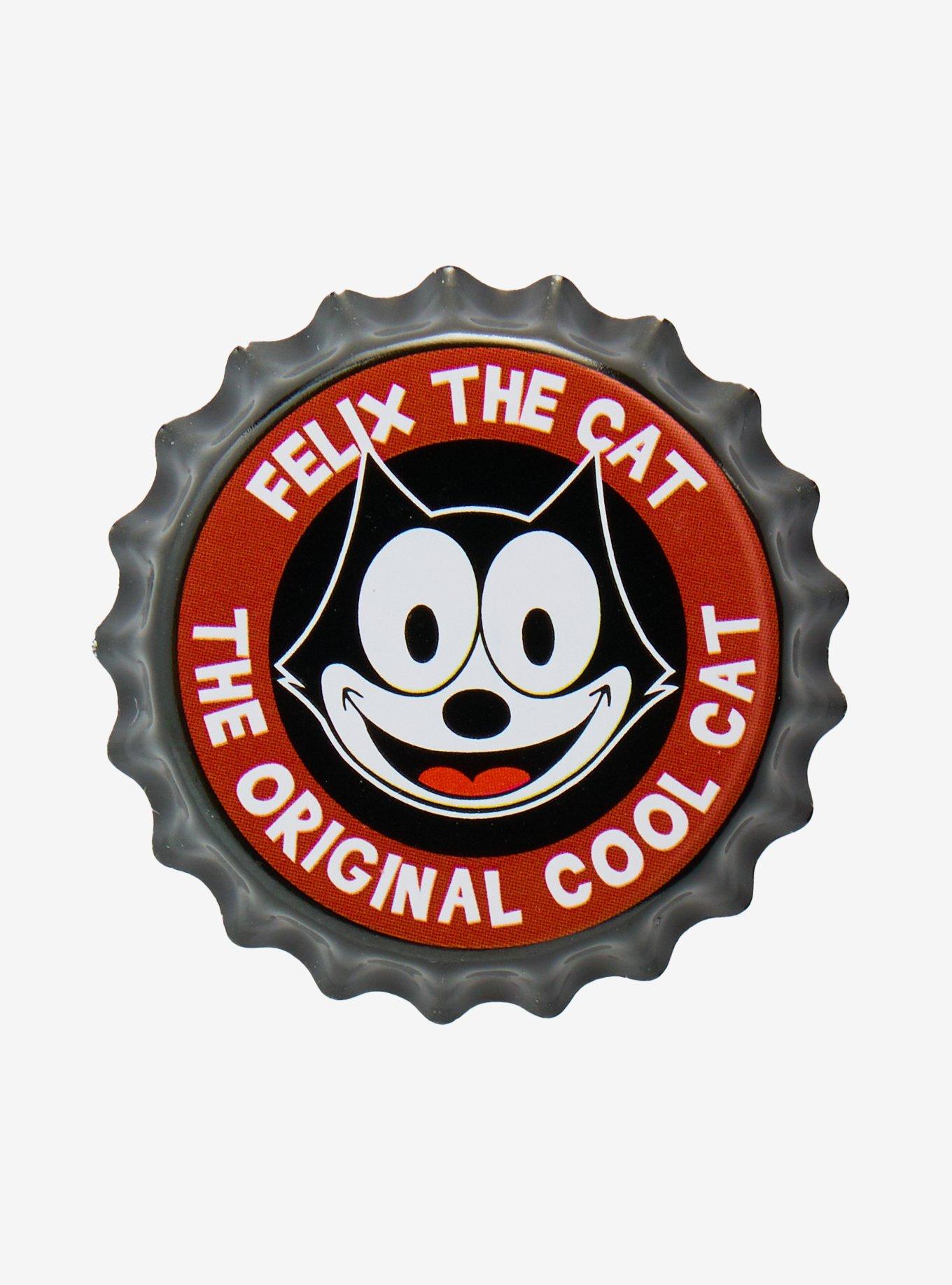 Felix the Cat Bottle Cap Button Pin, , hi-res