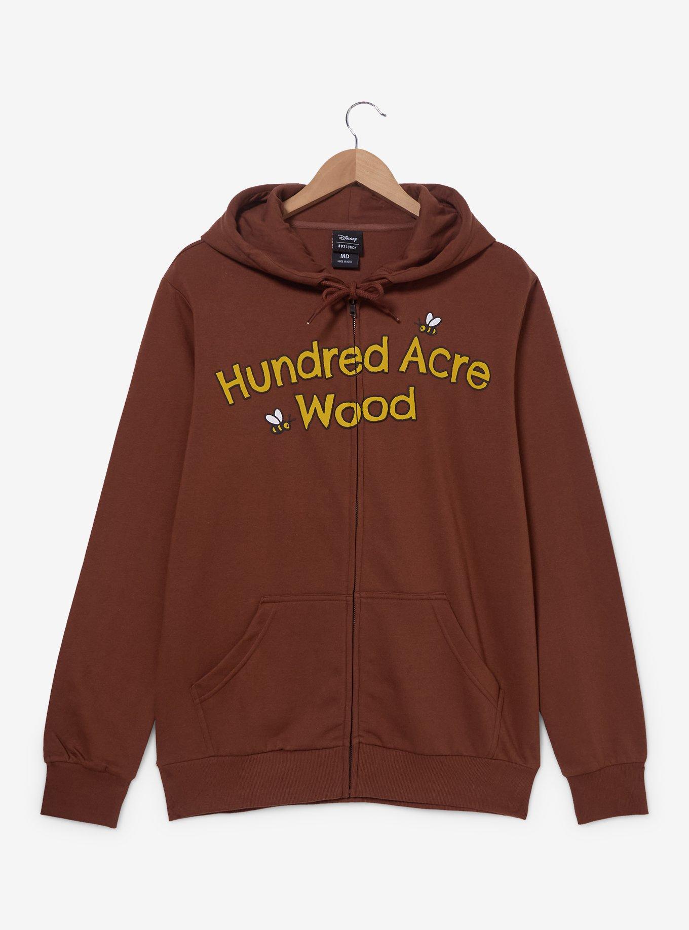 Disney Winnie the Pooh Hundred Acre Wood Zippered Hoodie