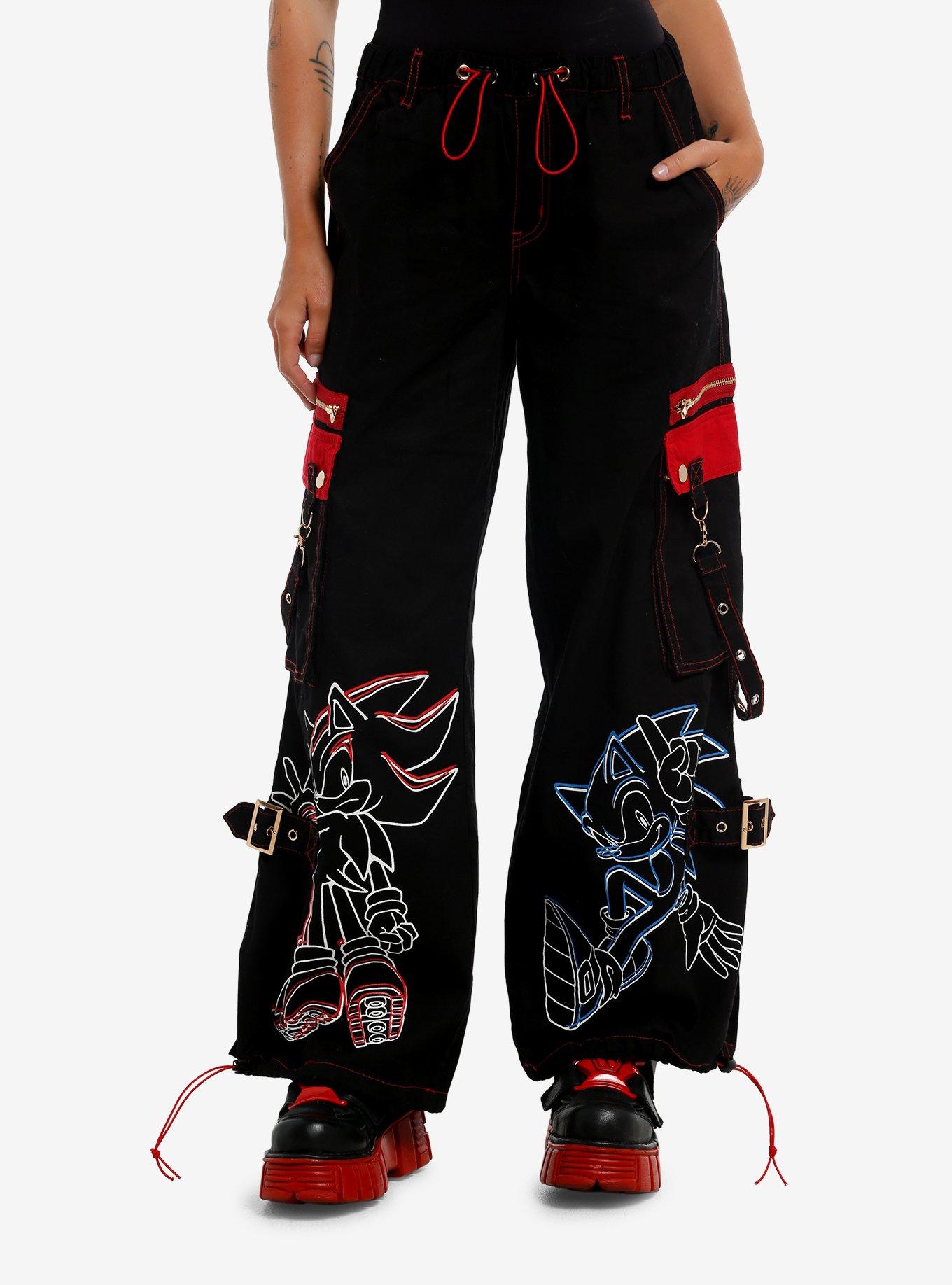Sonic The Hedgehog Shadow & Sonic Split Cargo Pants, , hi-res