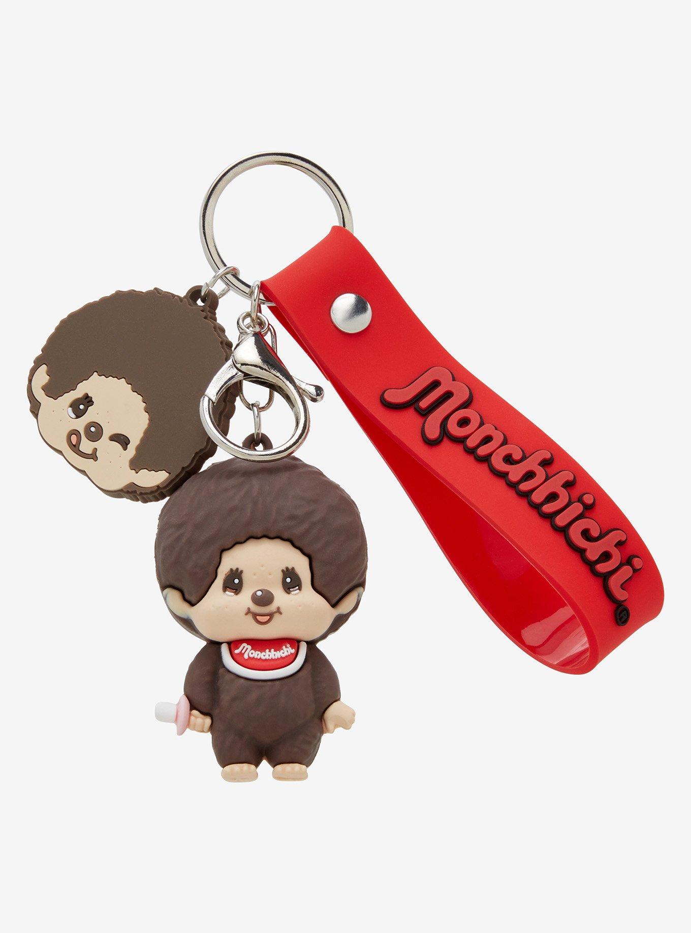 Monchhichi Multi-Charm Wristlet Keychain, , hi-res