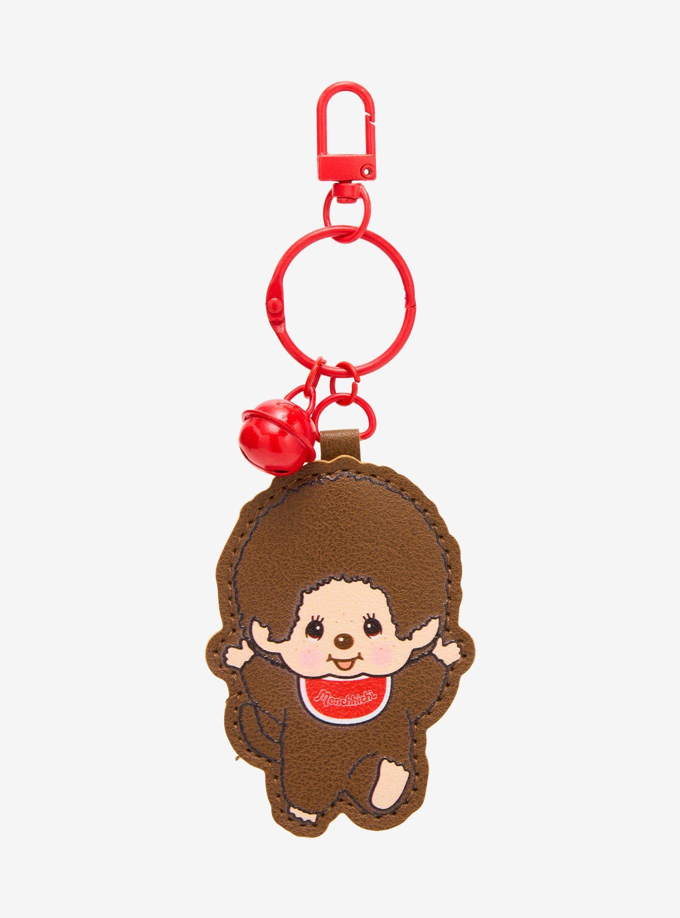 Monchhichi Bell Charm Keychain, , hi-res